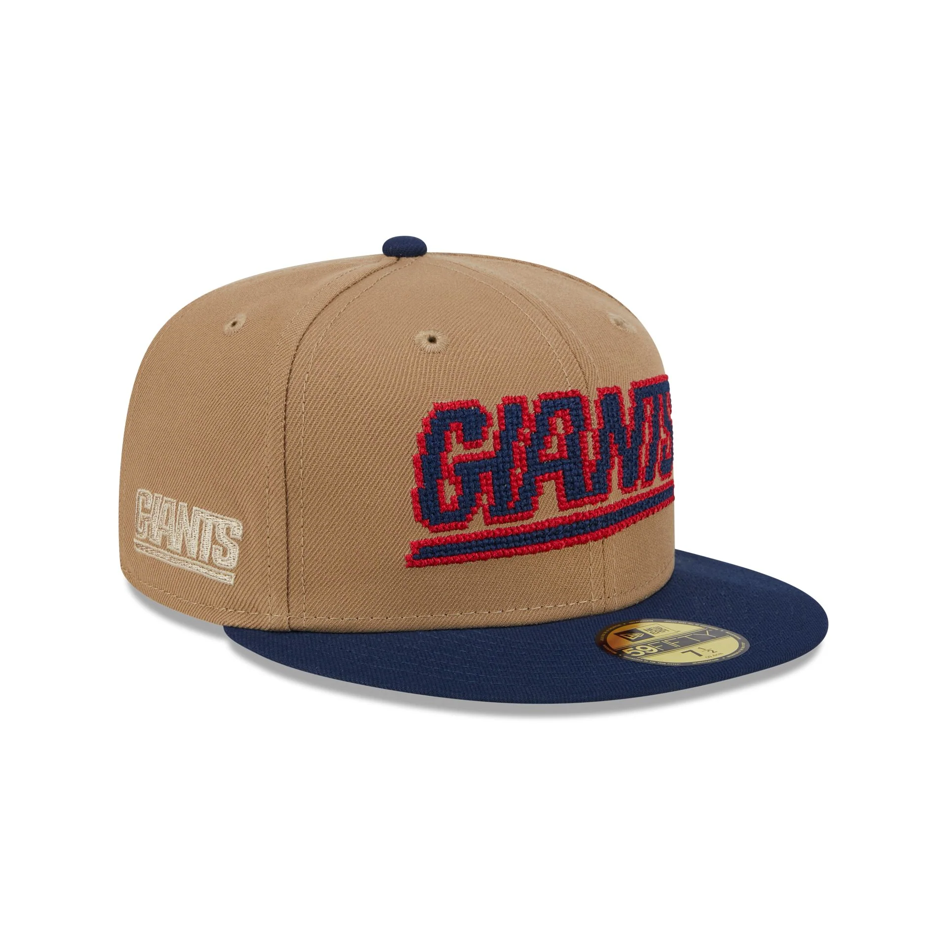 New York Giants Classic 8-Bit Wordmark 59FIFTY Fitted Hat