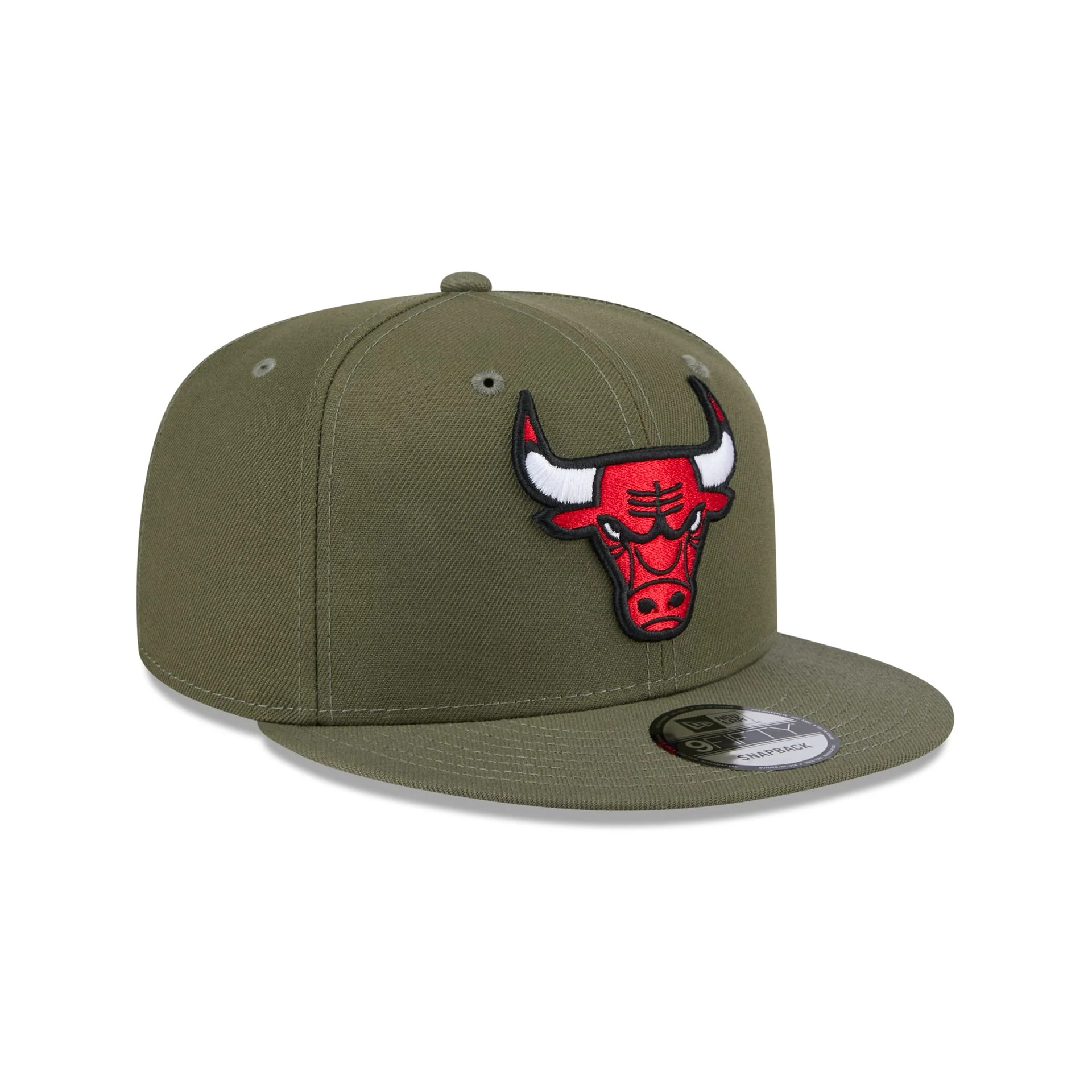 Chicago Bulls Olive 9FIFTY Snapback Hat