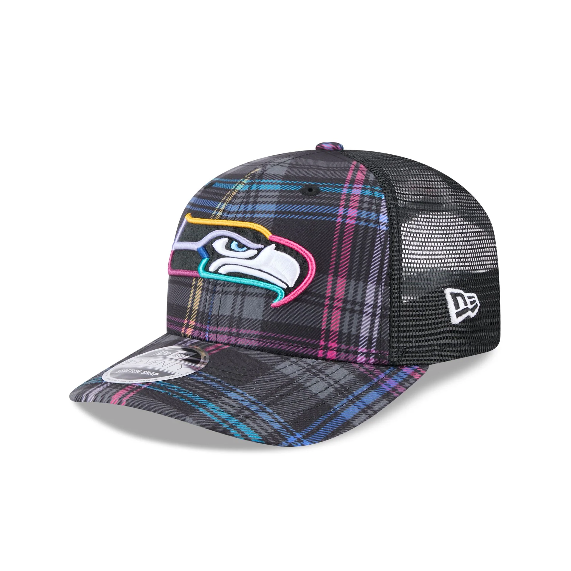 Seattle Seahawks 2024 Crucial Catch 9SEVENTY Trucker Hat