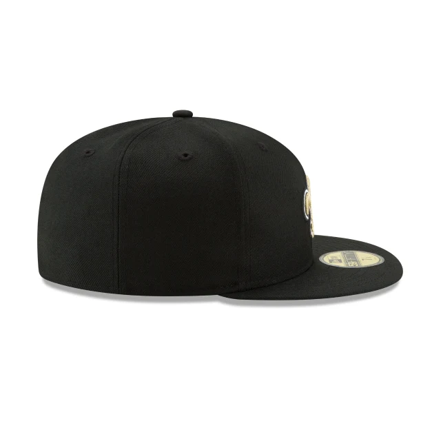 New Orleans Saints Black 59FIFTY Fitted Hat