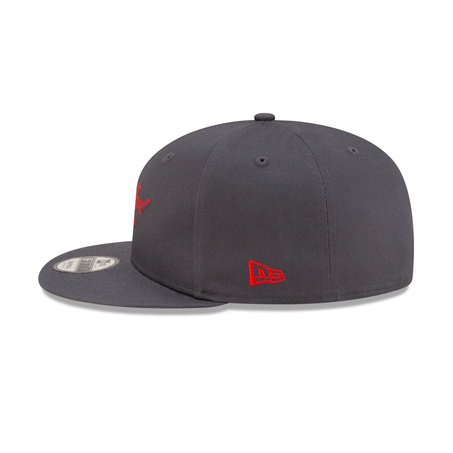 Manchester United Chain Stitch Dark Gray 9FIFTY Snapback Hat