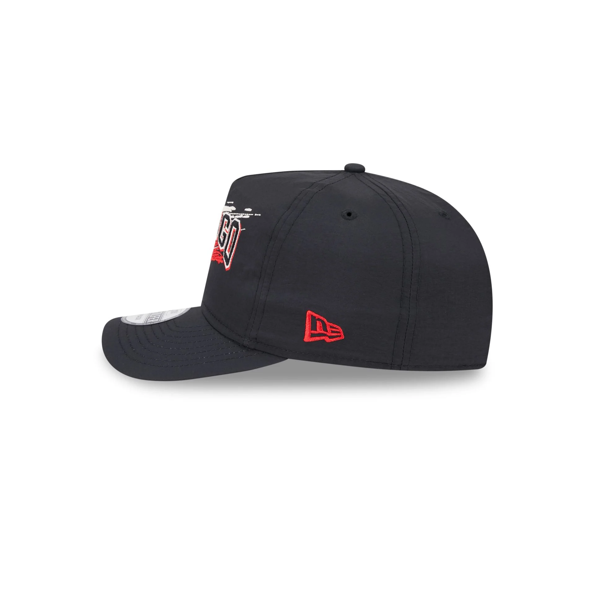 Chicago Bulls Throwback Brush Golfer Hat
