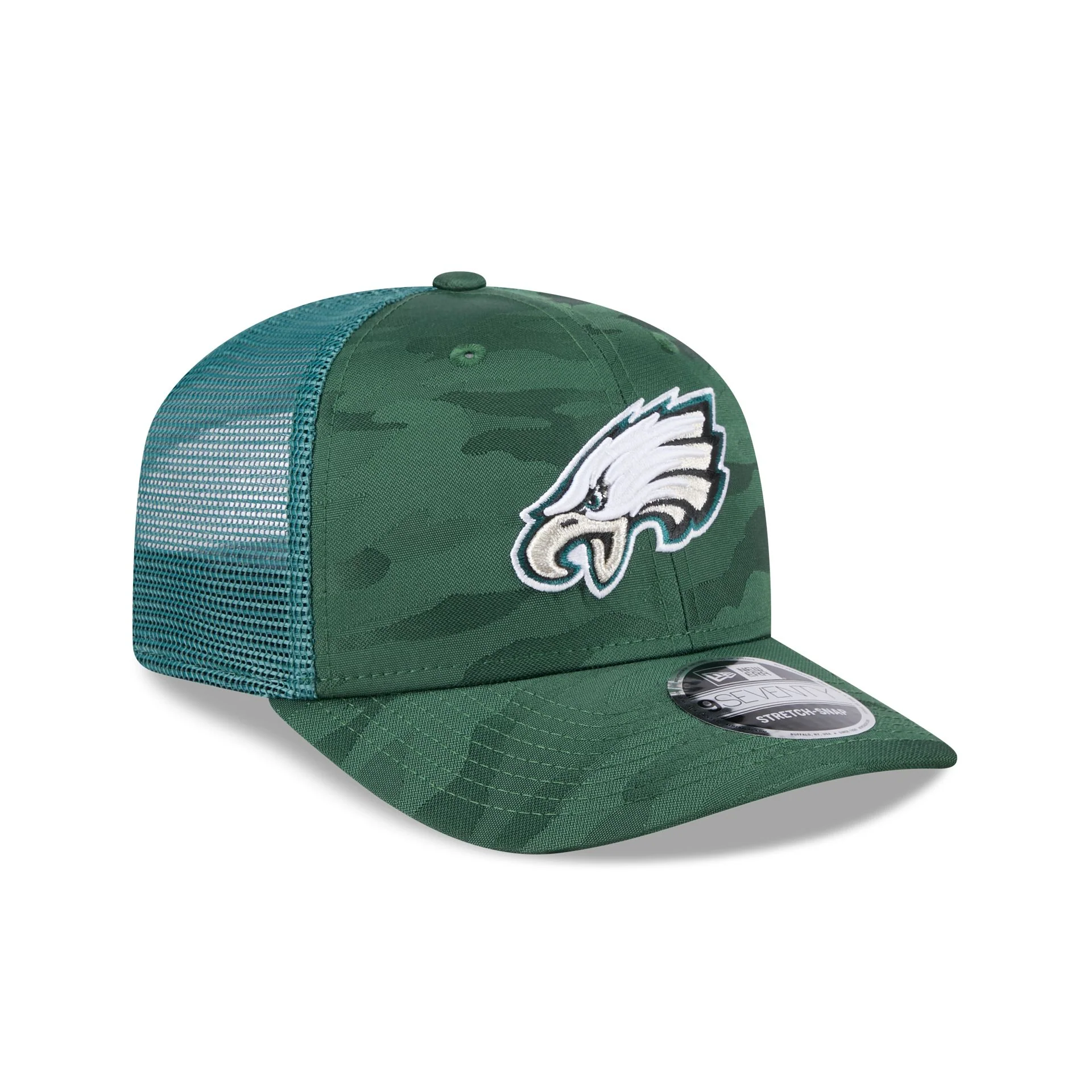 Philadelphia Eagles Camo 9SEVENTY Trucker Stretch-Snap Hat
