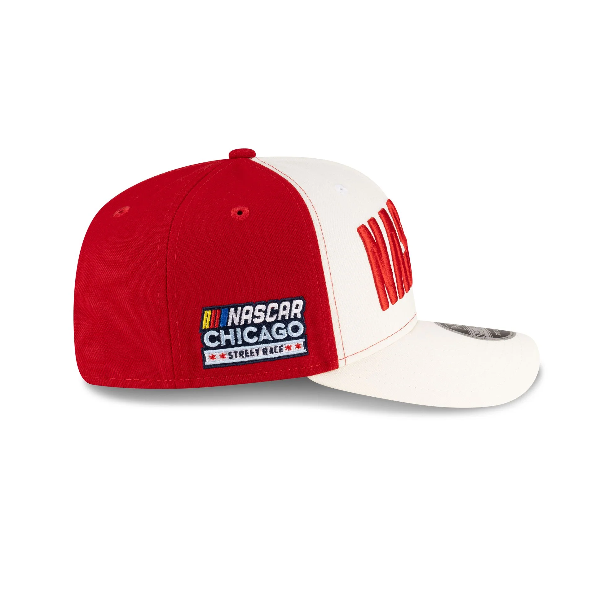 NASCAR Chicago Street Race Chrome Red 9SEVENTY Stretch-Snap Hat