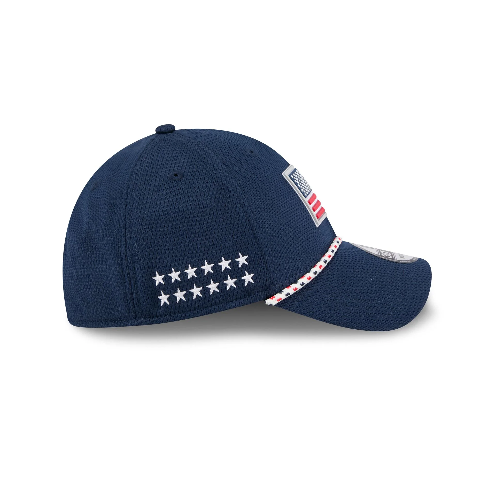 2025 Ryder Cup Team USA Flag 39THIRTY Stretch Fit Hat