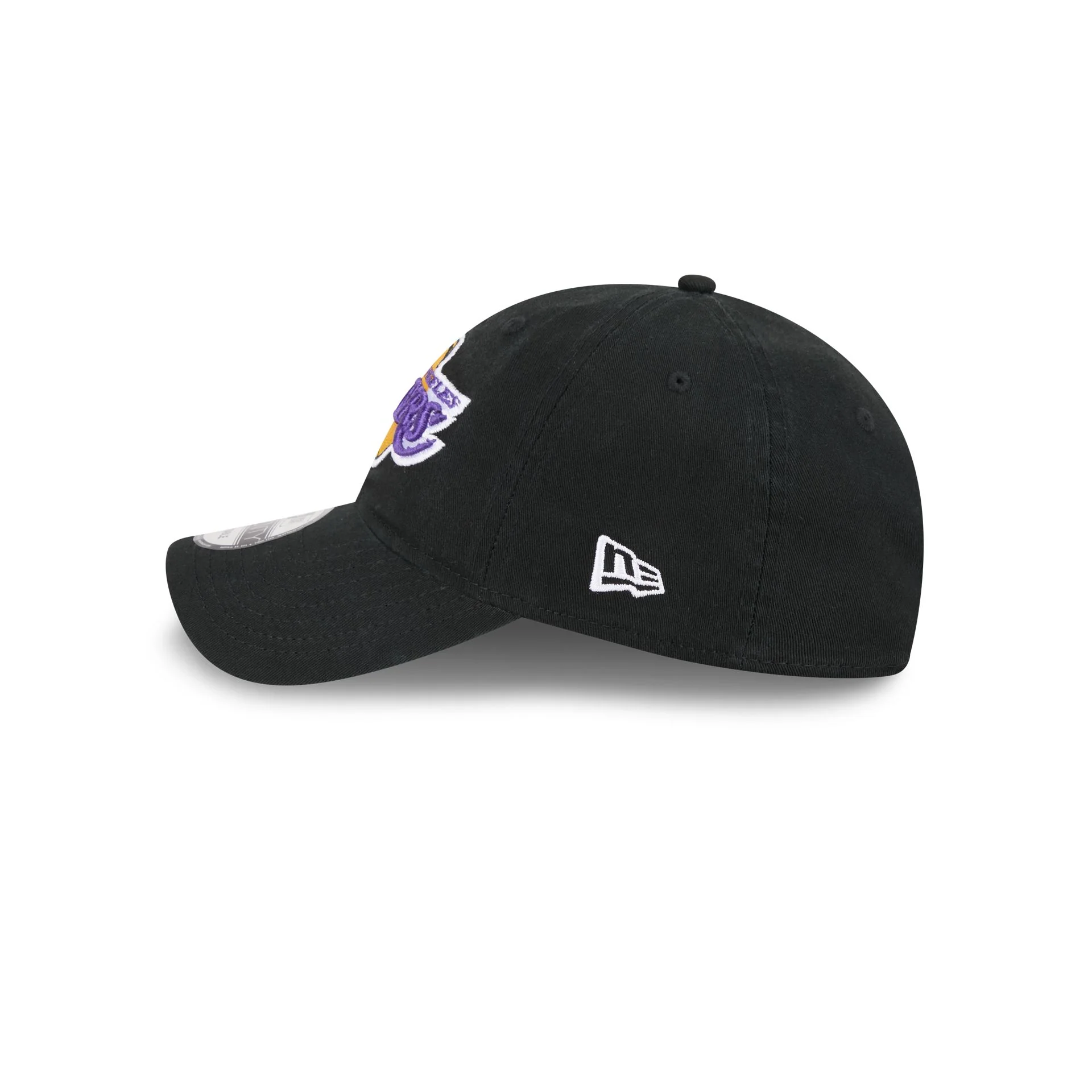 Los Angeles Lakers Black 9TWENTY Adjustable Hat
