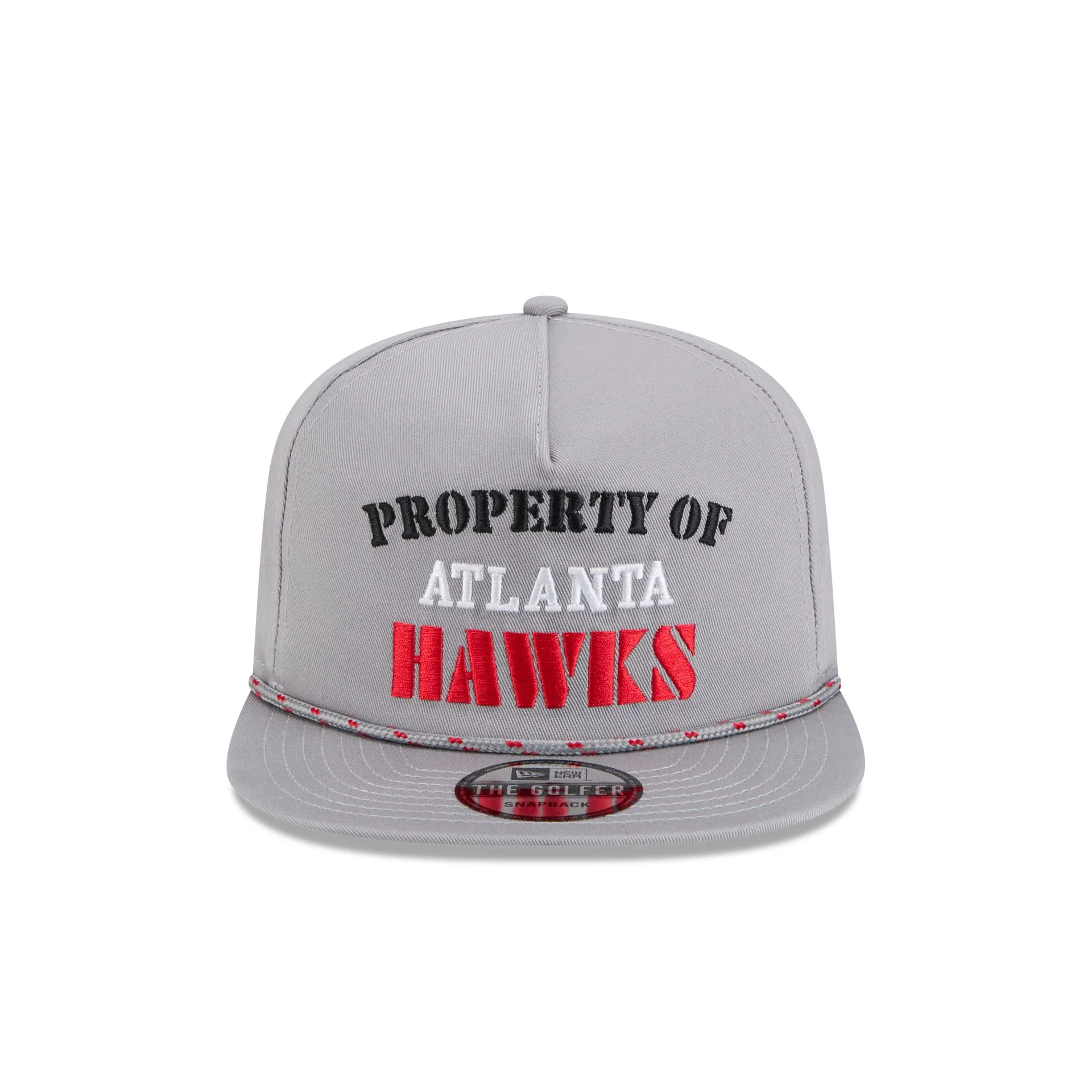 Atlanta Hawks Vintage Gray Rope Golfer Hat