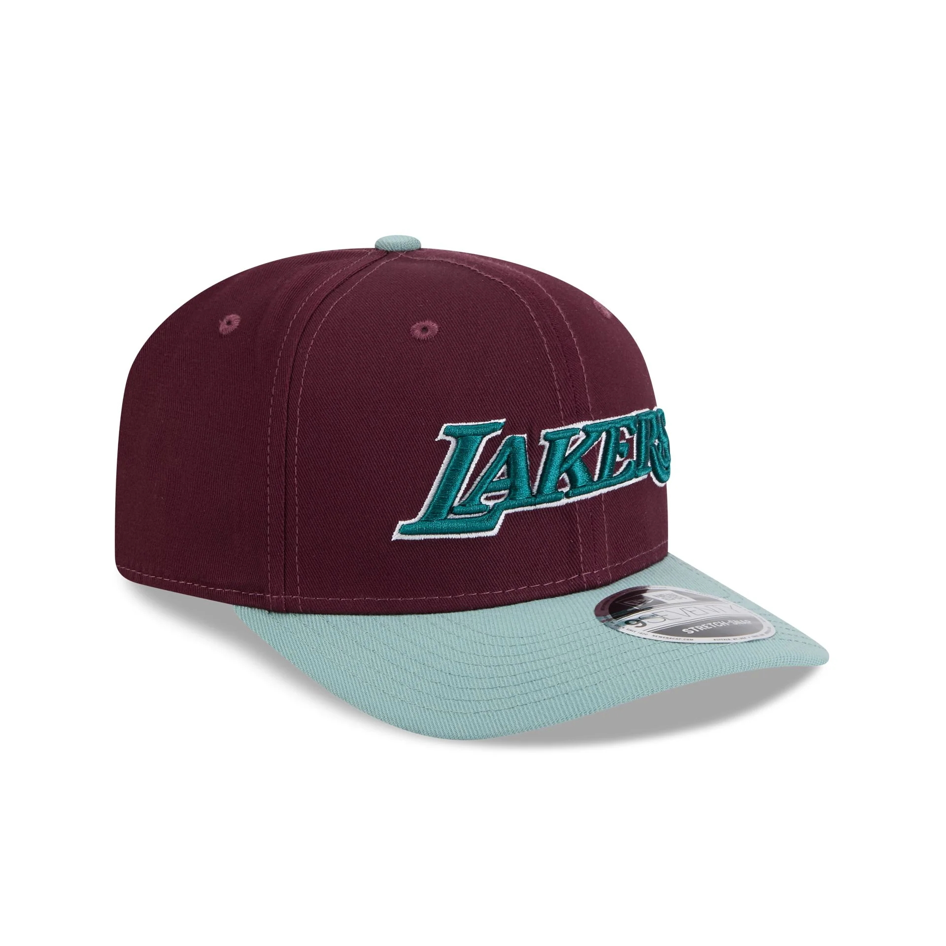 Los Angeles Lakers Maroon 9SEVENTY Stretch-Snap Hat
