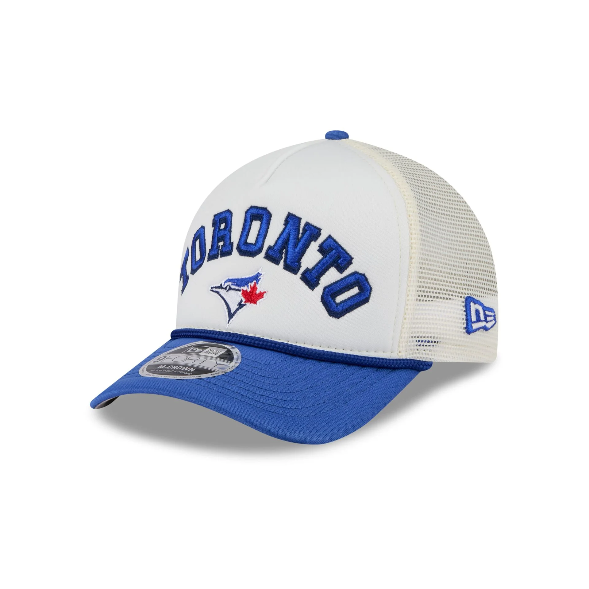 Toronto Blue Jays Chrome Arch 9FORTY M-Crown A-Frame Trucker Hat