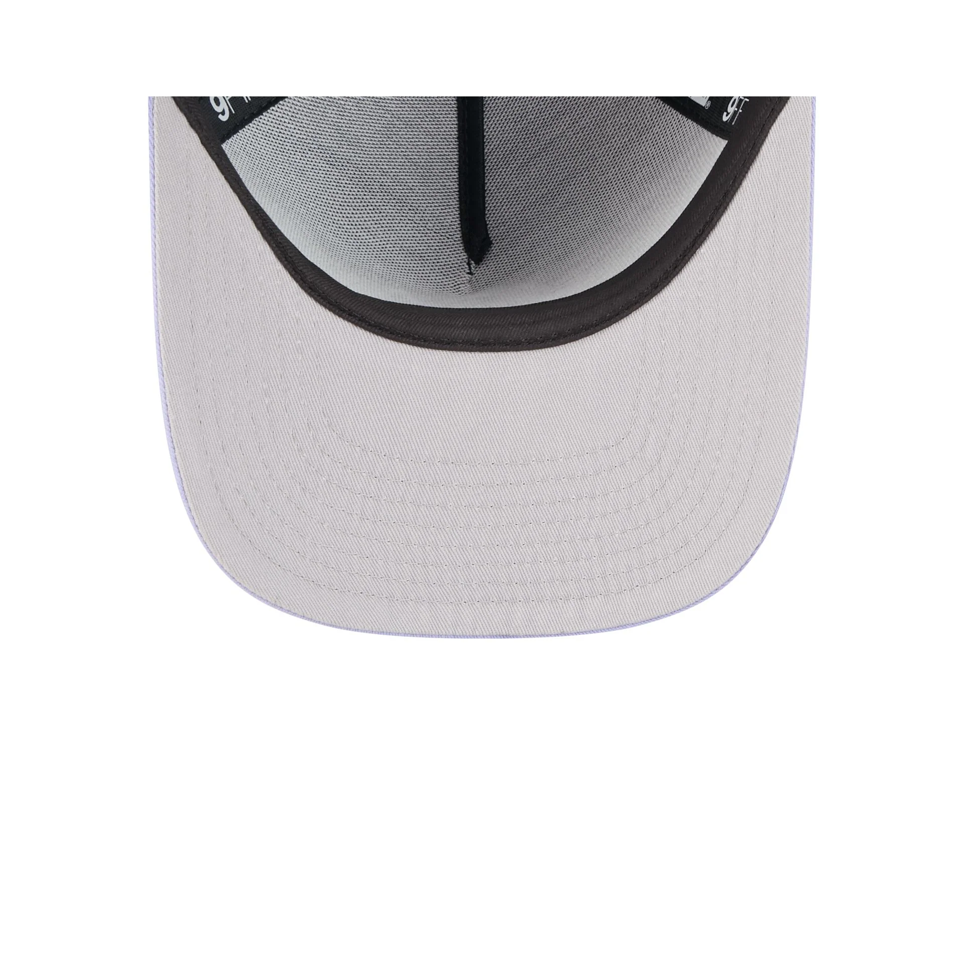 Golden State Warriors Navy Lavender 9FIFTY A-Frame Snapback Hat