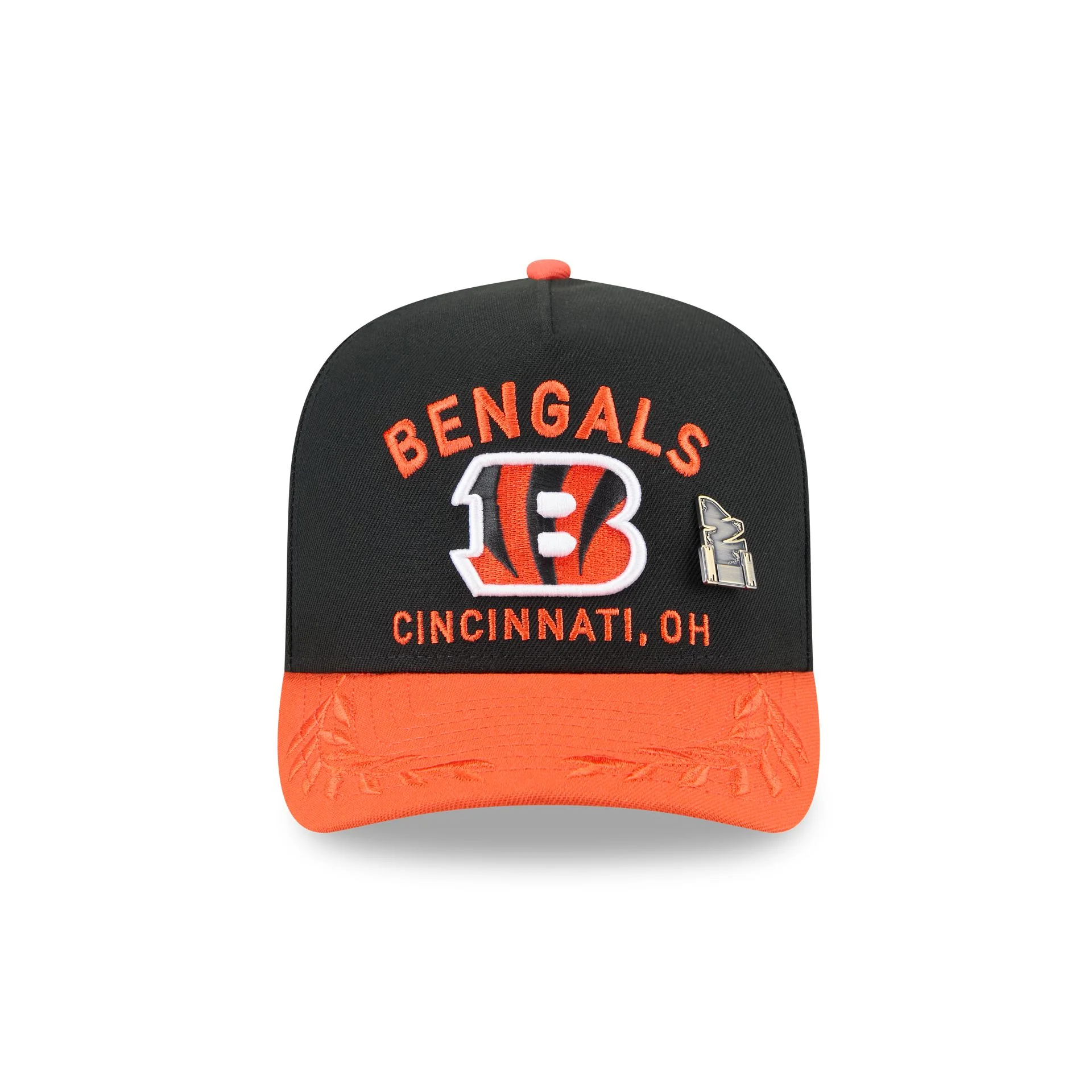 Cincinnati Bengals 2025 Draft Black 59FIFTY A-Frame Fitted Hat