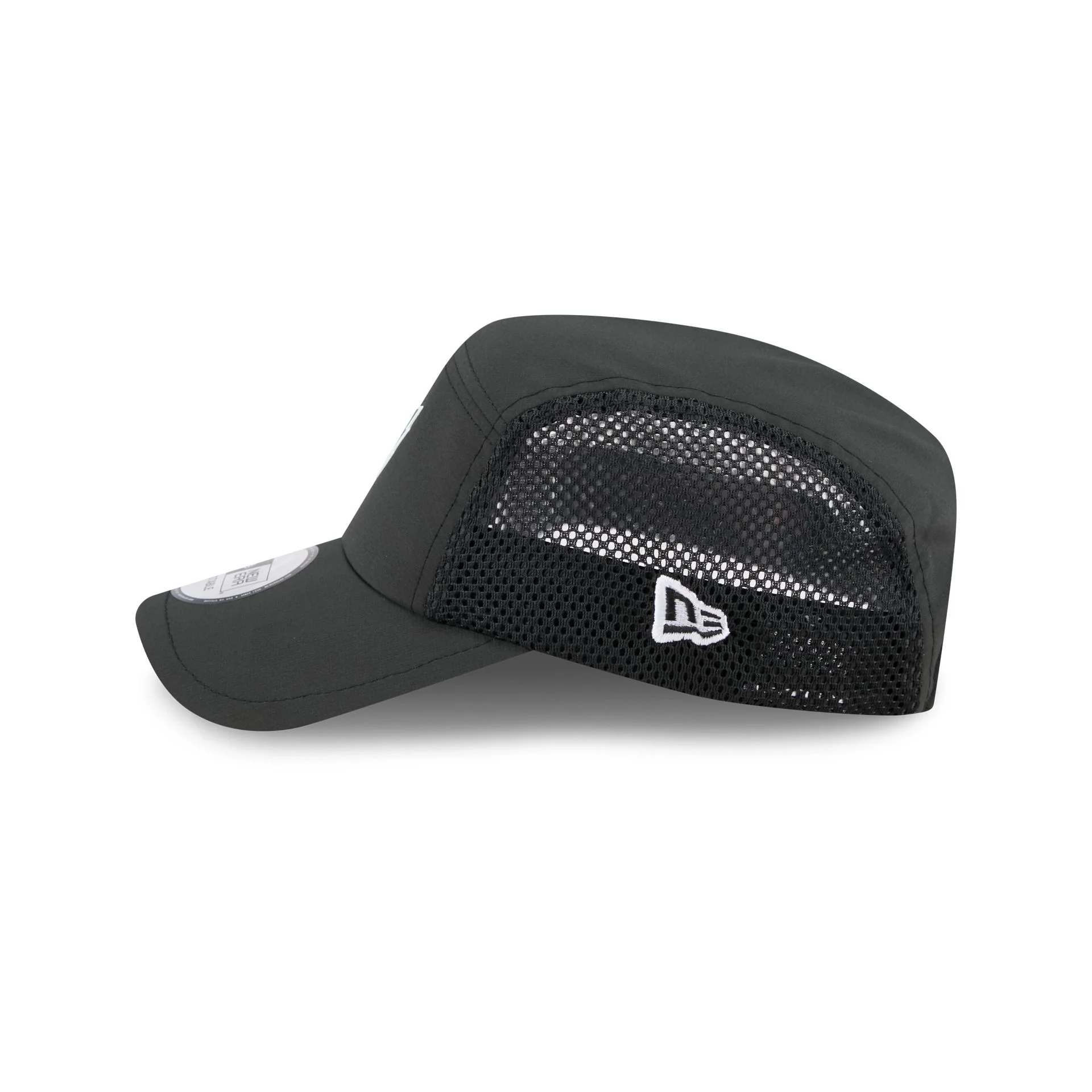 Philadelphia Eagles Black Poly Runner Adjustable Hat