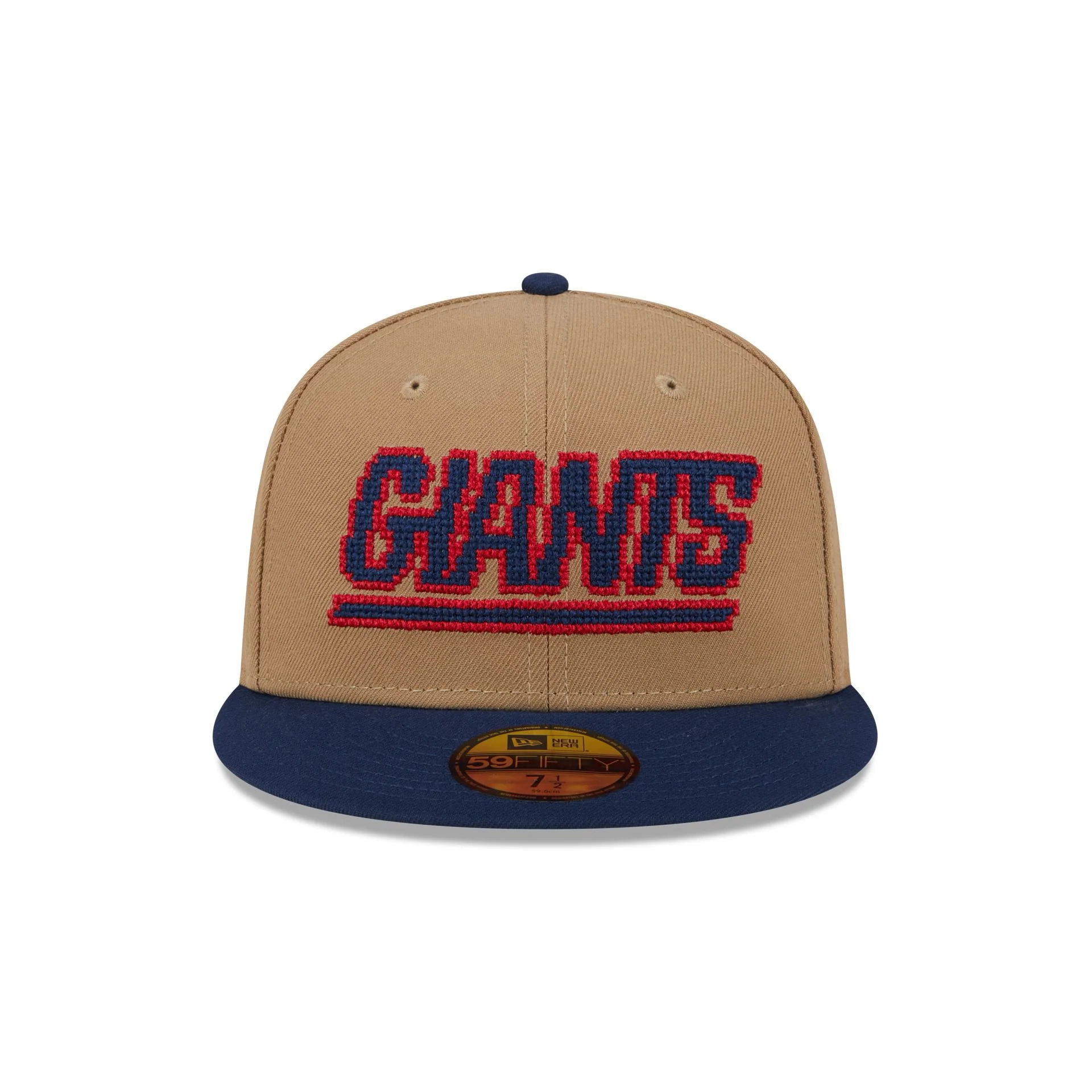 New York Giants Classic 8-Bit Wordmark 59FIFTY Fitted Hat