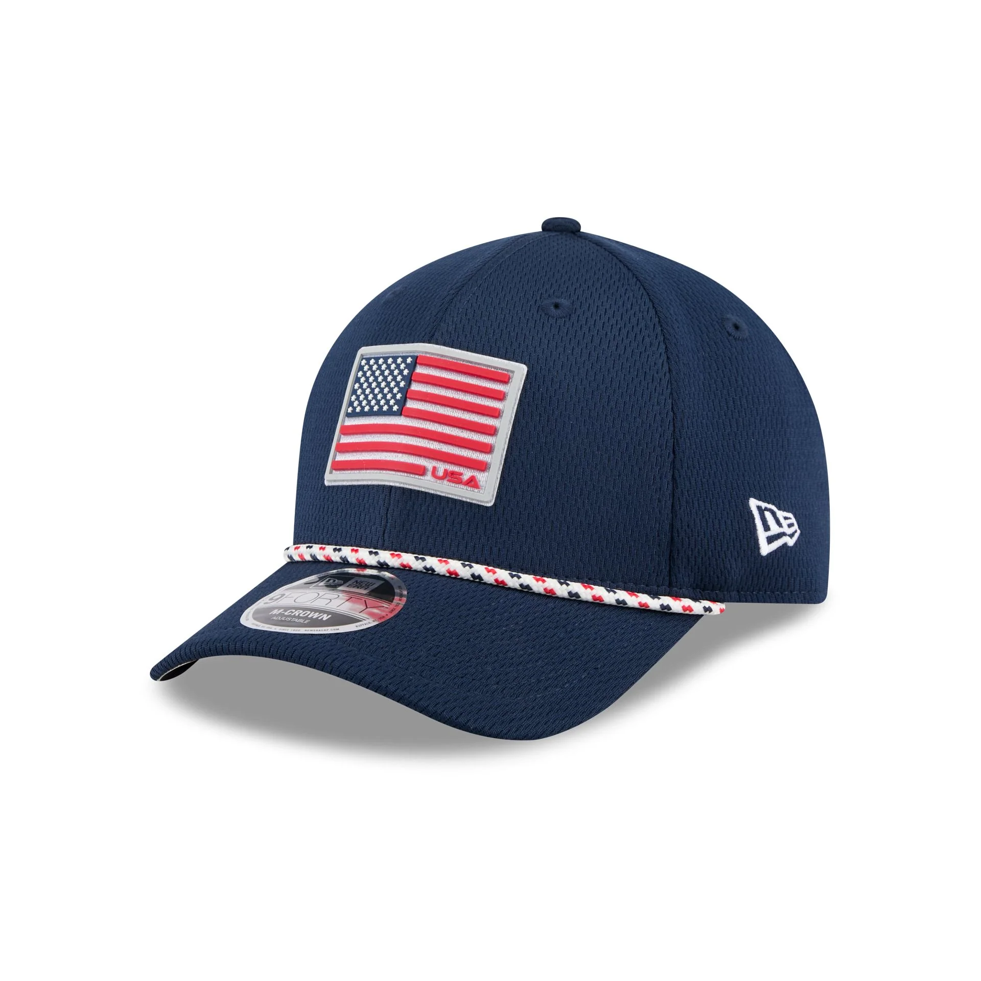2025 Ryder Cup Team USA Flag 9FORTY M-Crown Snapback Hat