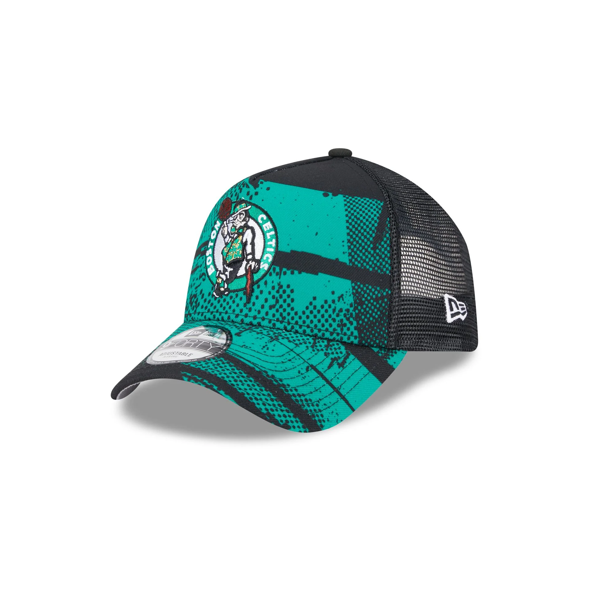Boston Celtics 2024 Tip-Off 9FORTY A-Frame Trucker Hat