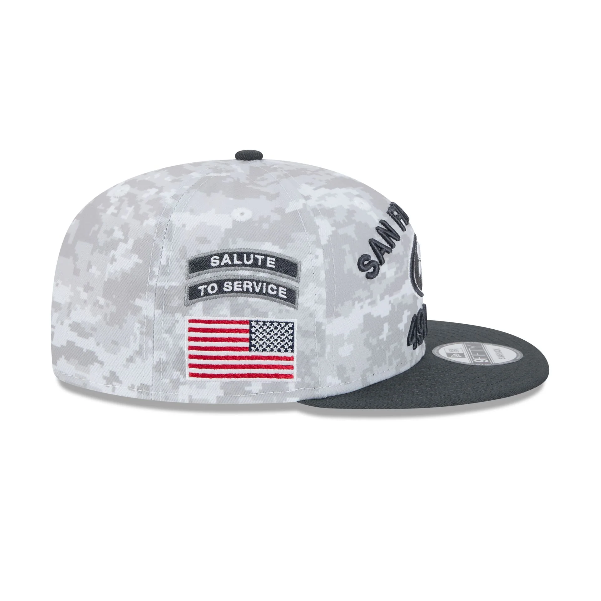 San Francisco 49ers 2024 Salute to Service 9FIFTY Snapback Hat