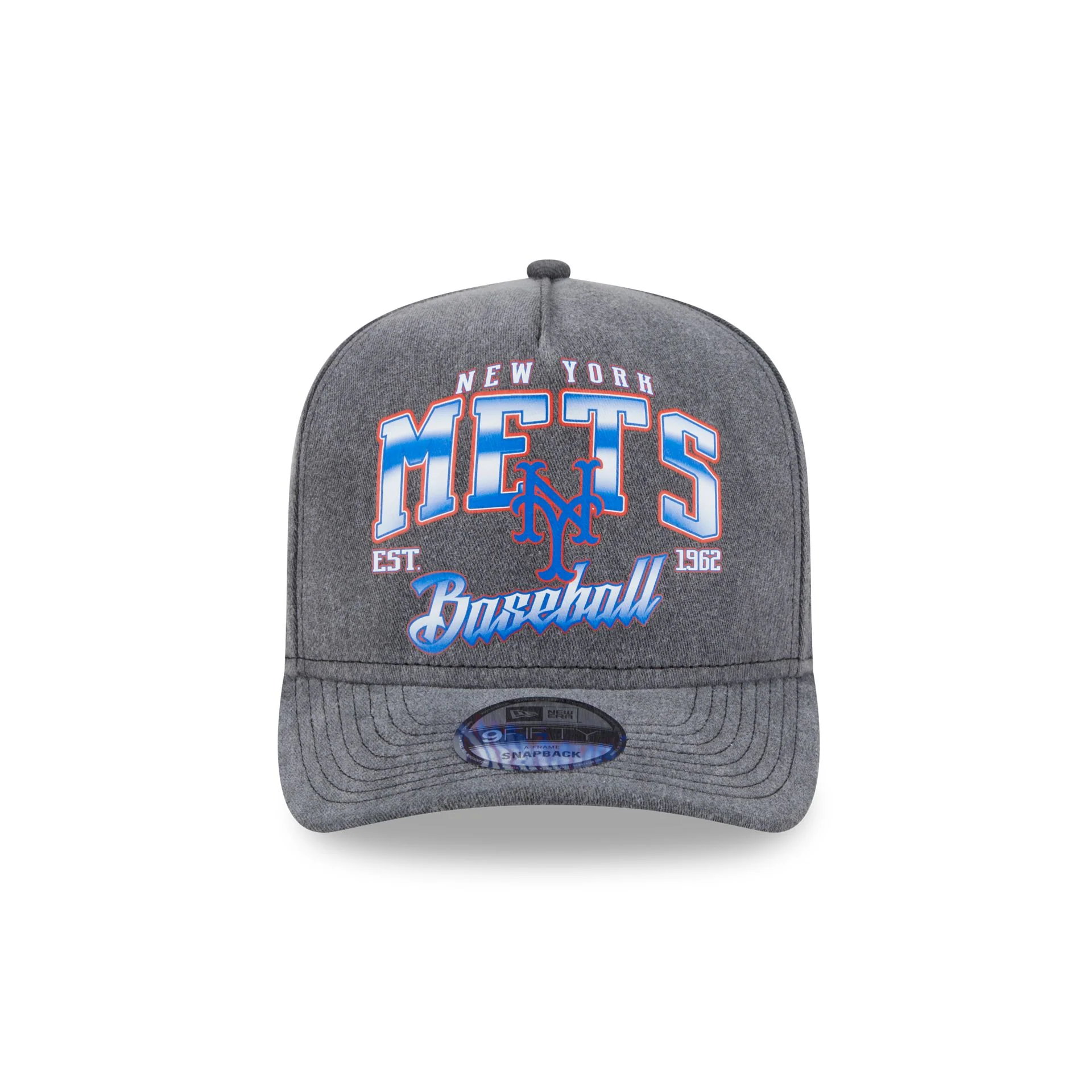 New York Mets Washed 9FIFTY A-Frame Snapback Hat