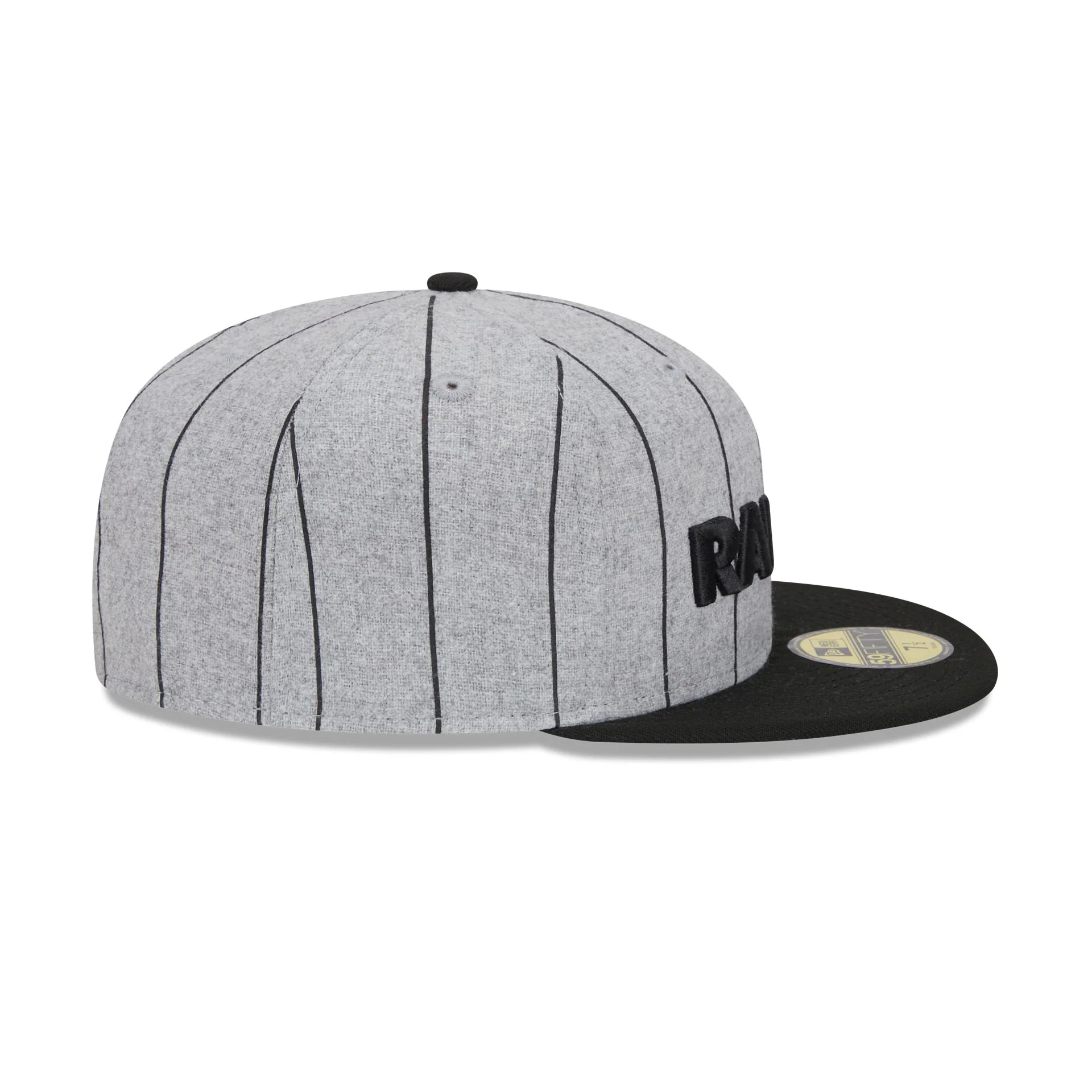 Las Vegas Raiders Heather Pinstripe 59FIFTY Fitted Hat