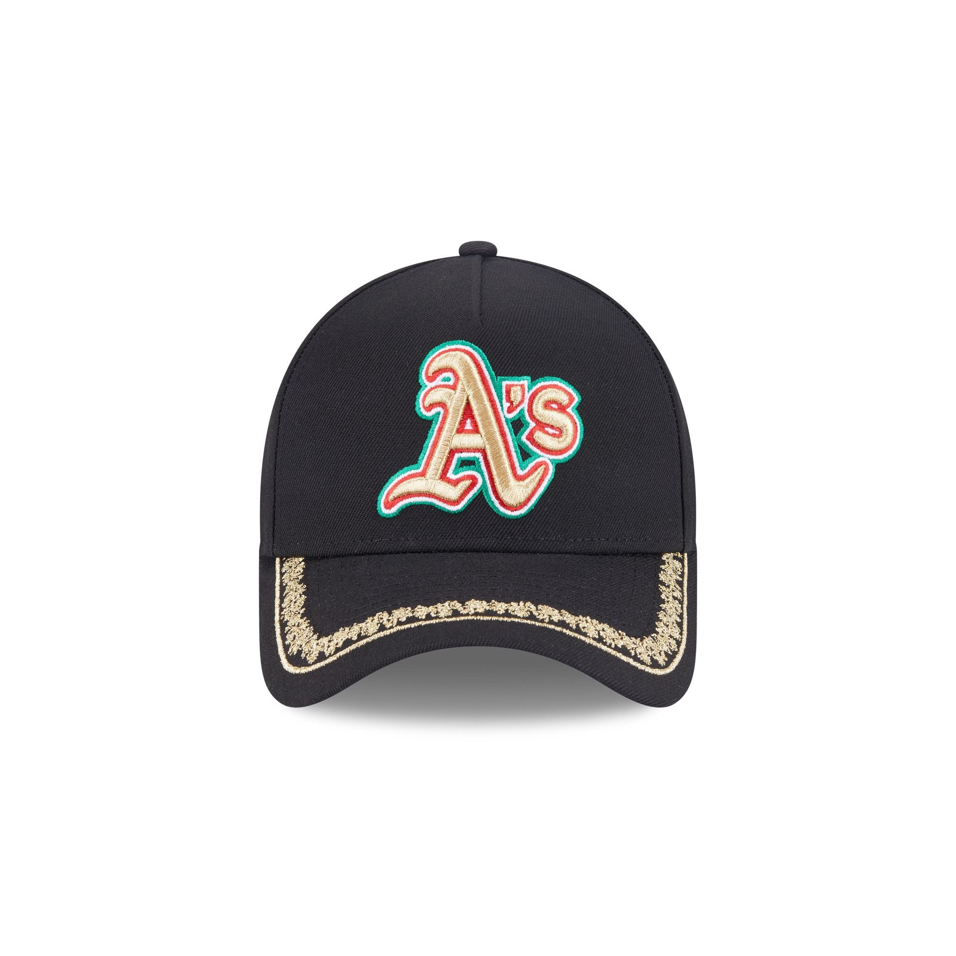 Athletics Ornate Visor 9FORTY A-Frame Snapback Hat
