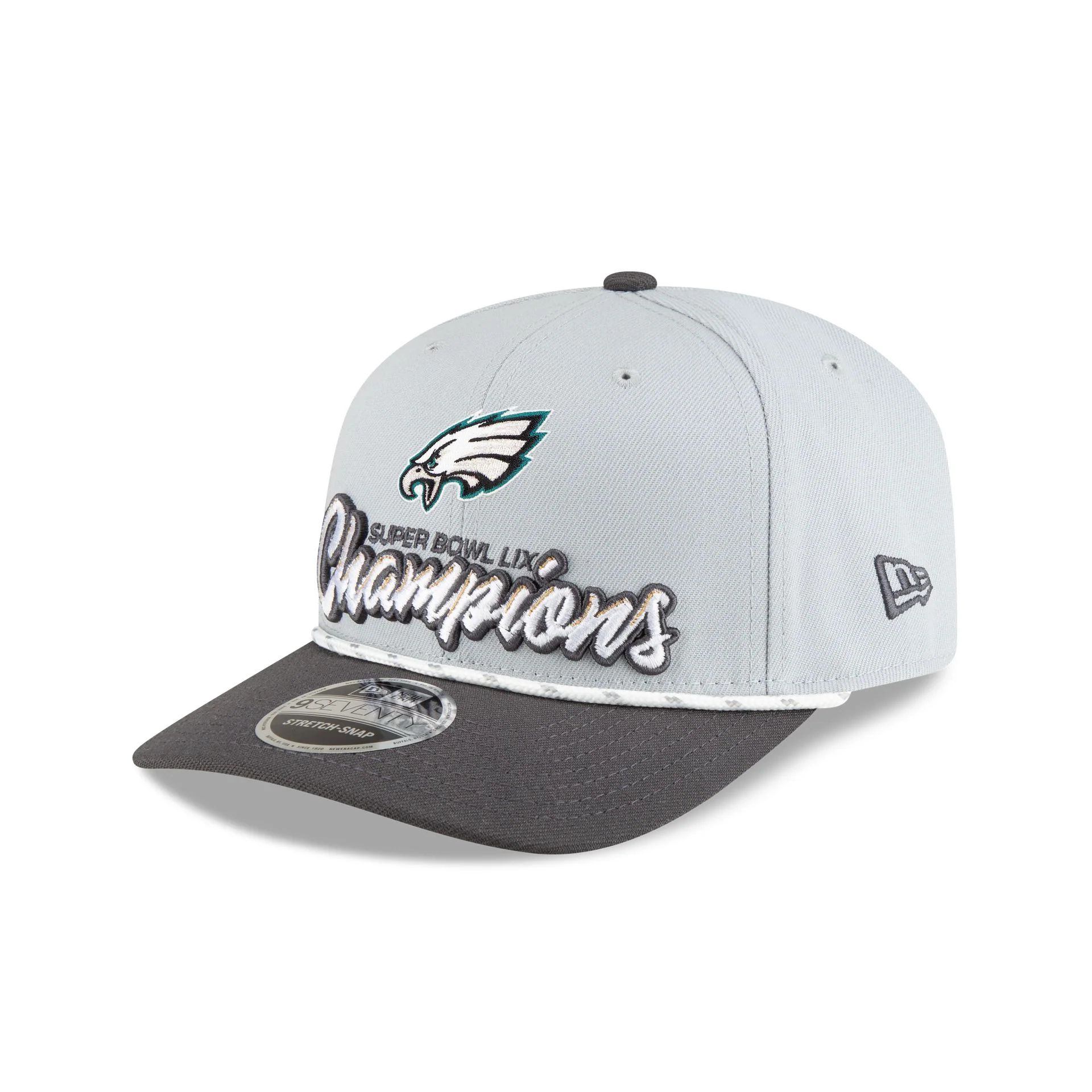 Philadelphia Eagles Super Bowl LIX Champions Locker Room 9SEVENTY Stretch-Snap Hat