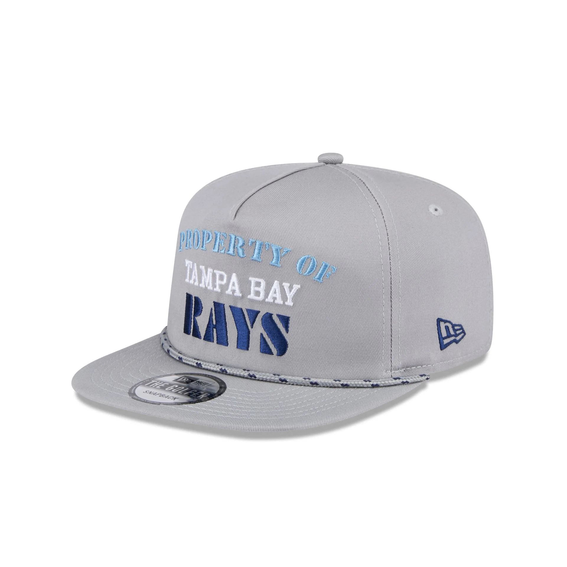 Tampa Bay Rays Vintage Gray Rope Golfer Hat