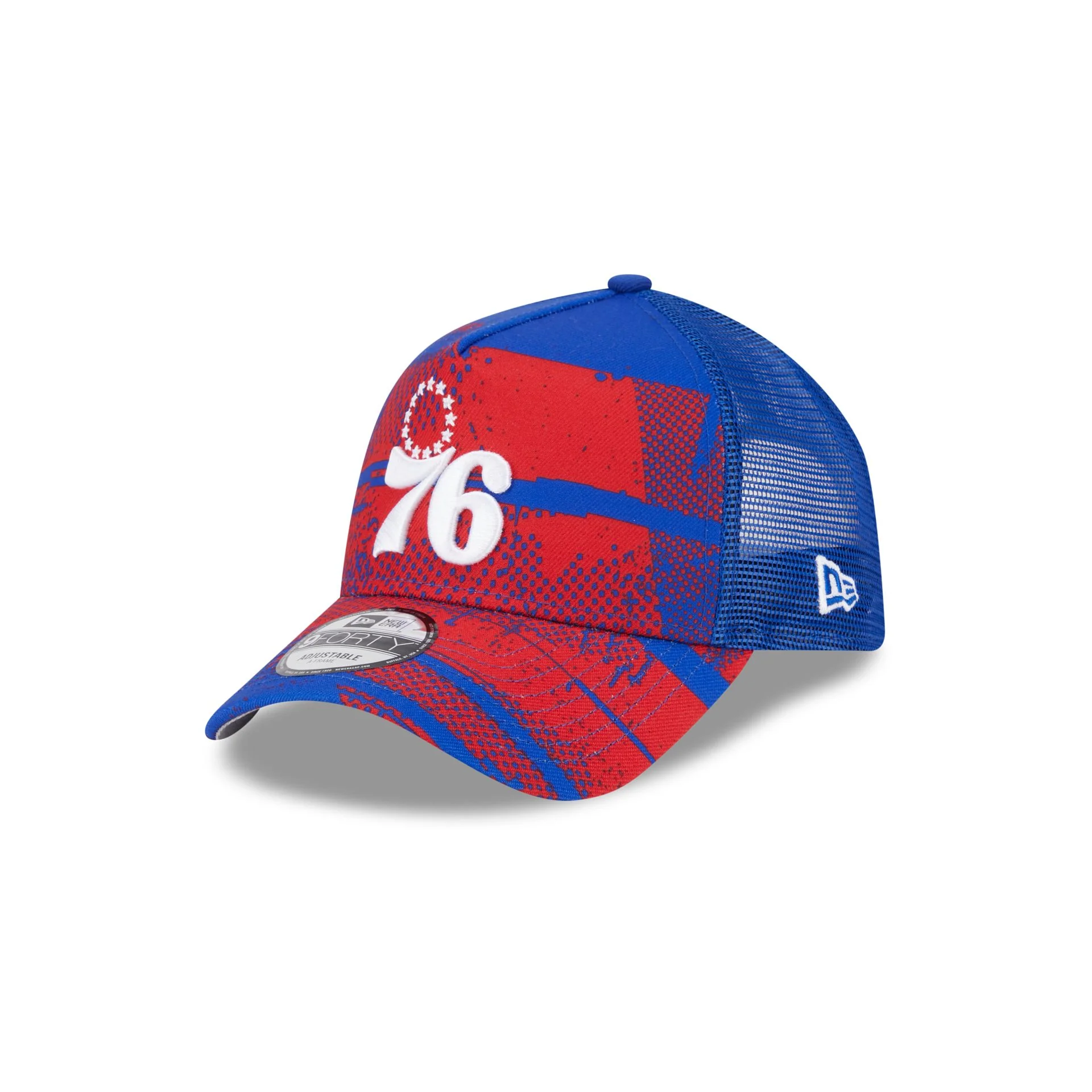 Philadelphia 76ers 2024 Tip-Off 9FORTY A-Frame Trucker Hat