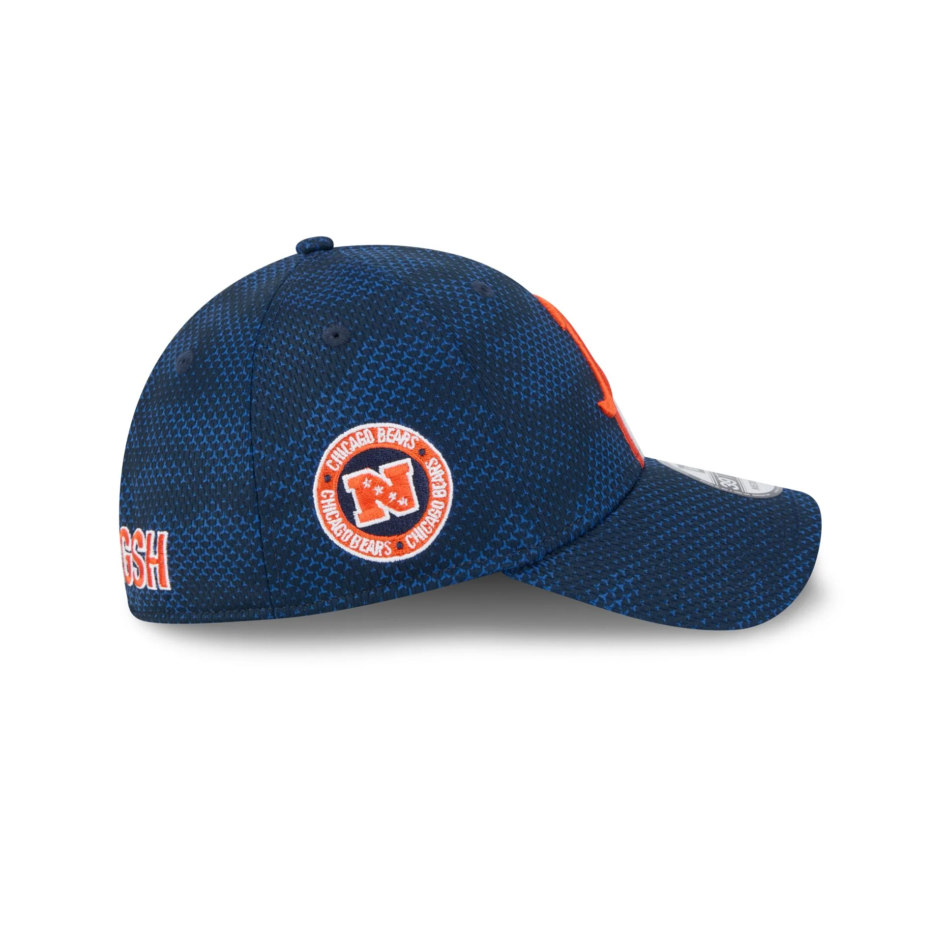 Chicago Bears Alternate B 2024 Sideline 39THIRTY Stretch Fit Hat