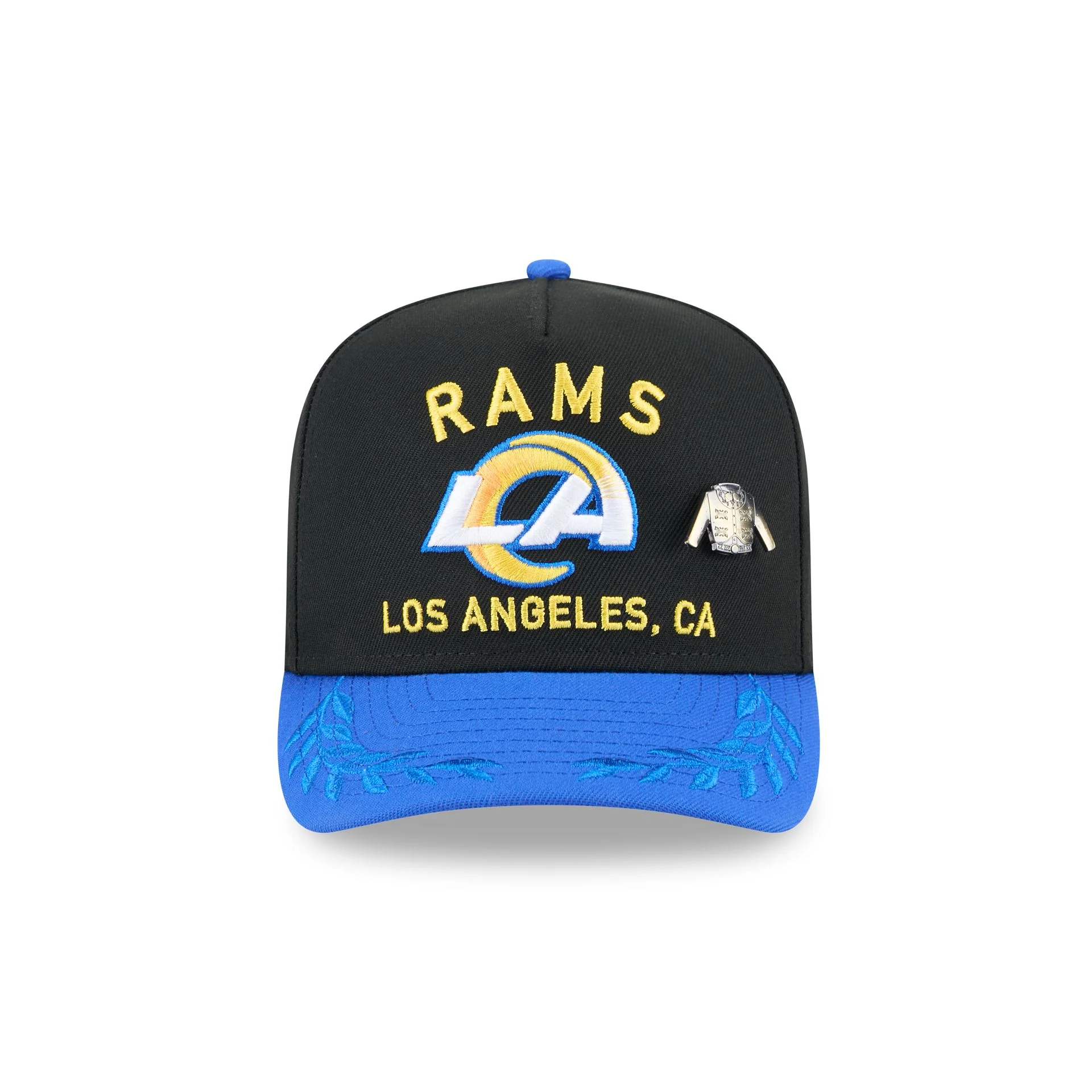 Los Angeles Rams 2025 Draft Black 59FIFTY A-Frame Fitted Hat