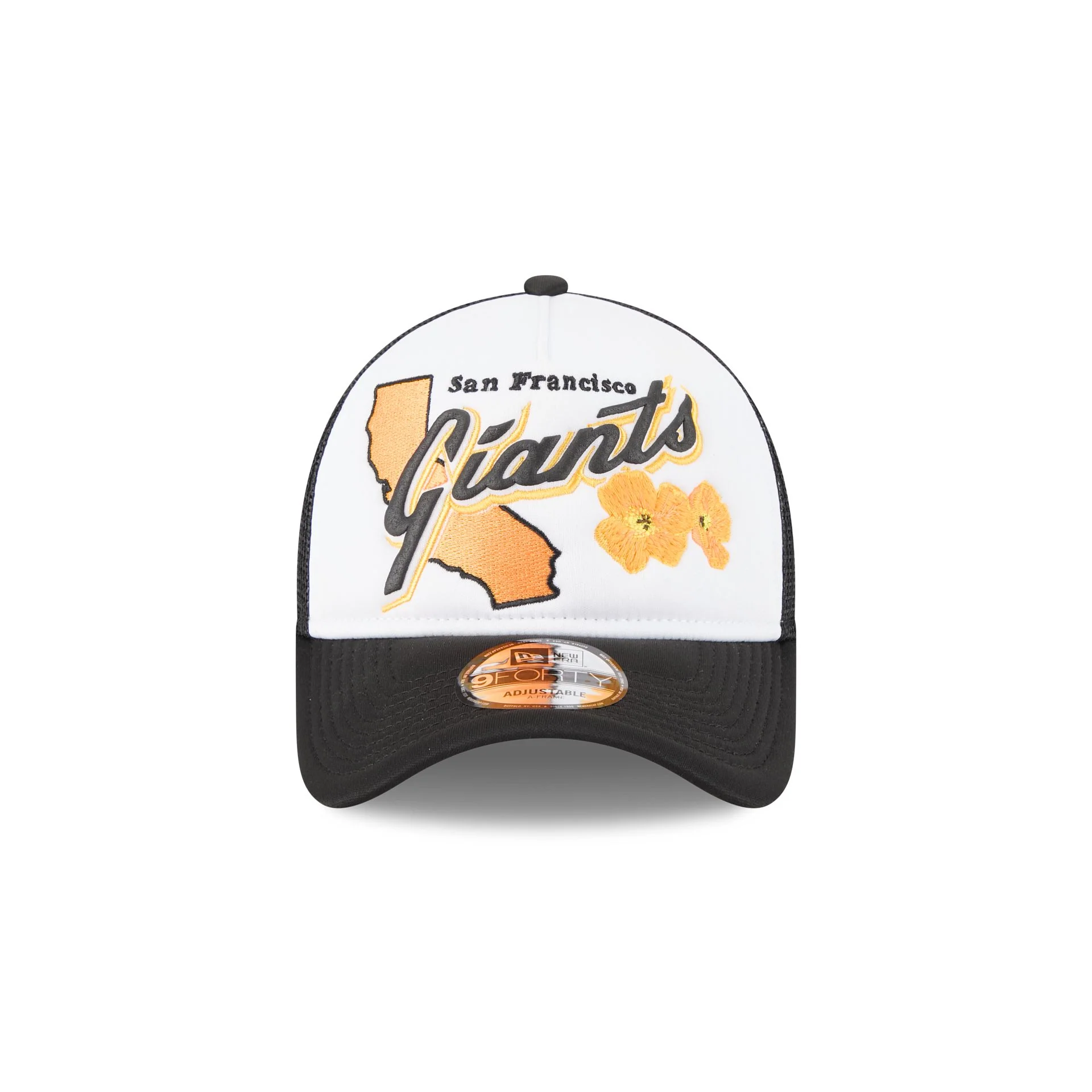 San Francisco Giants State Flower 9FORTY A-Frame Trucker Hat