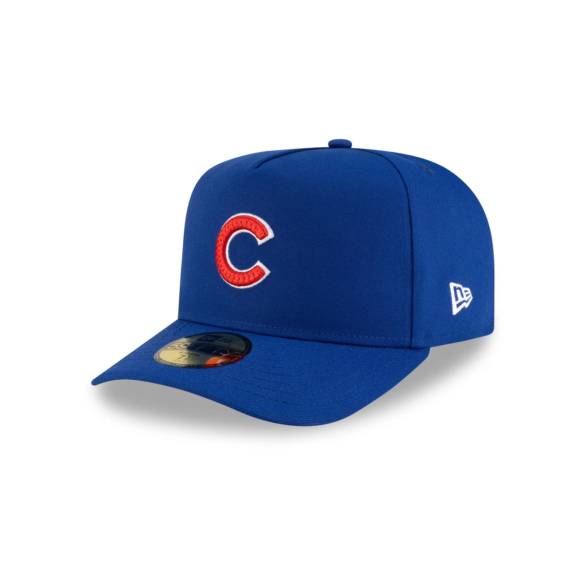 Chicago Cubs Script Safety Pin 59FIFTY A-Frame Fitted Hat