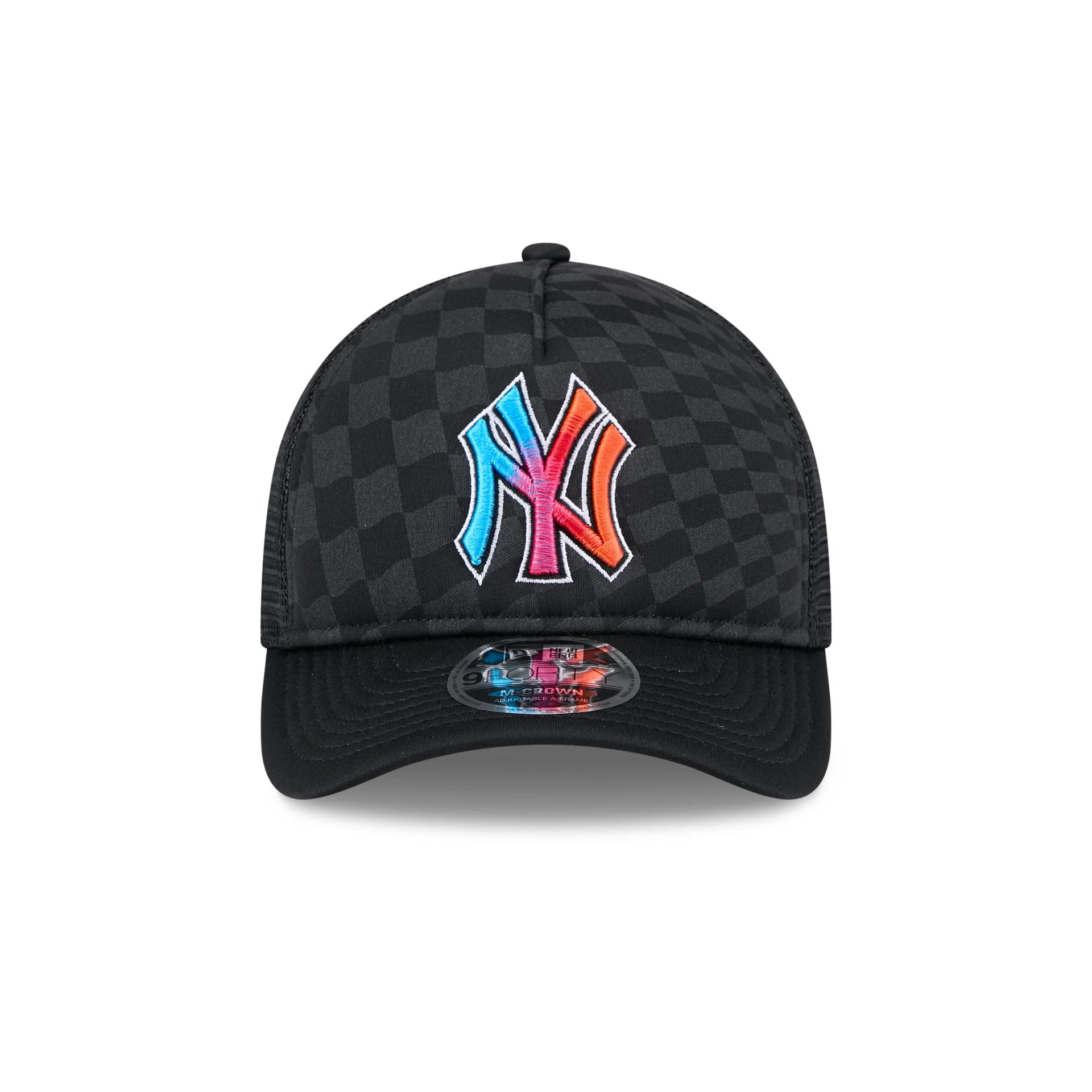 New York Yankees Gradient Raceway 9FORTY M-Crown A-Frame Trucker Hat