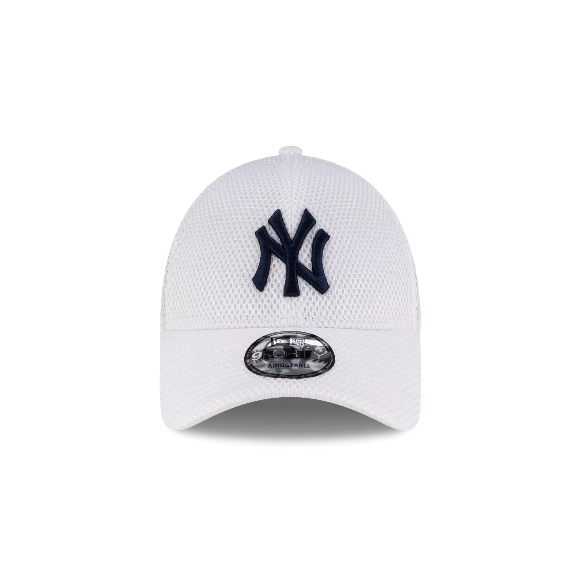 New York Yankees Air Mesh White 9FORTY Strapback Hat