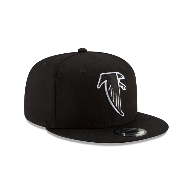Atlanta Falcons Black & White 9FIFTY Snapback Hat
