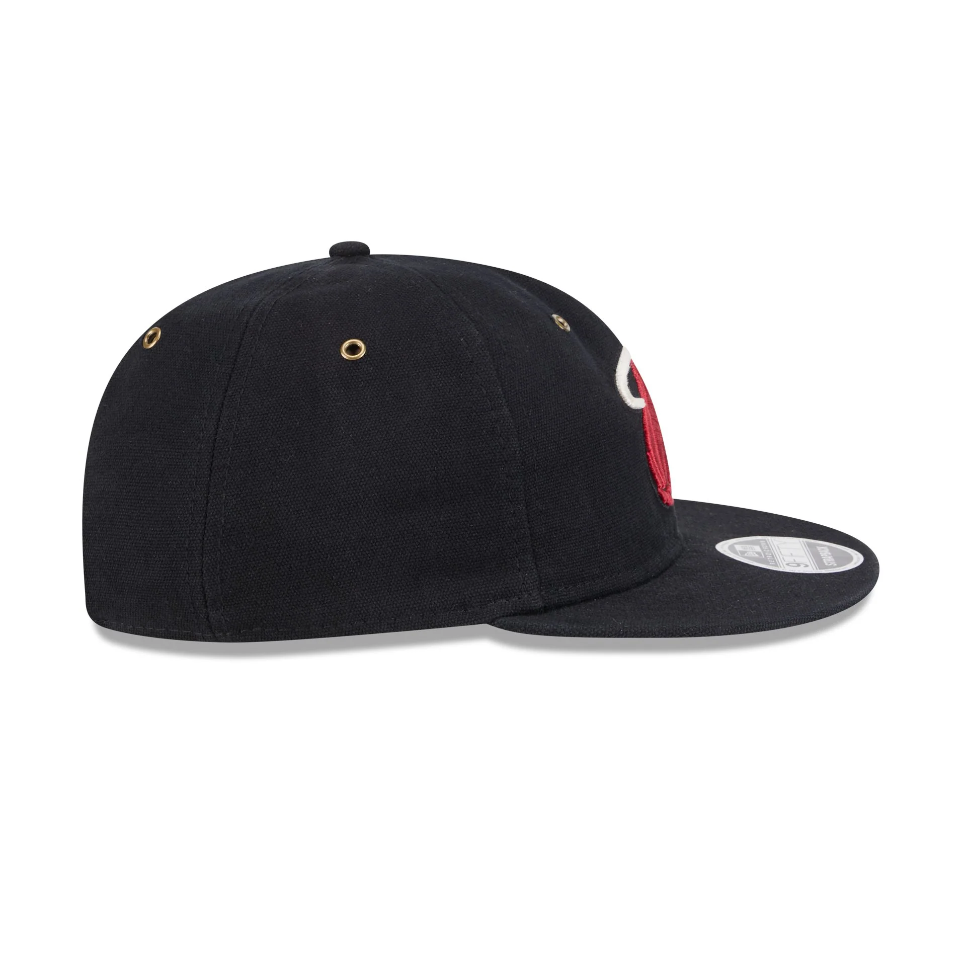 Miami Heat Cotton Canvas Retro Crown 9FIFTY Adjustable Hat