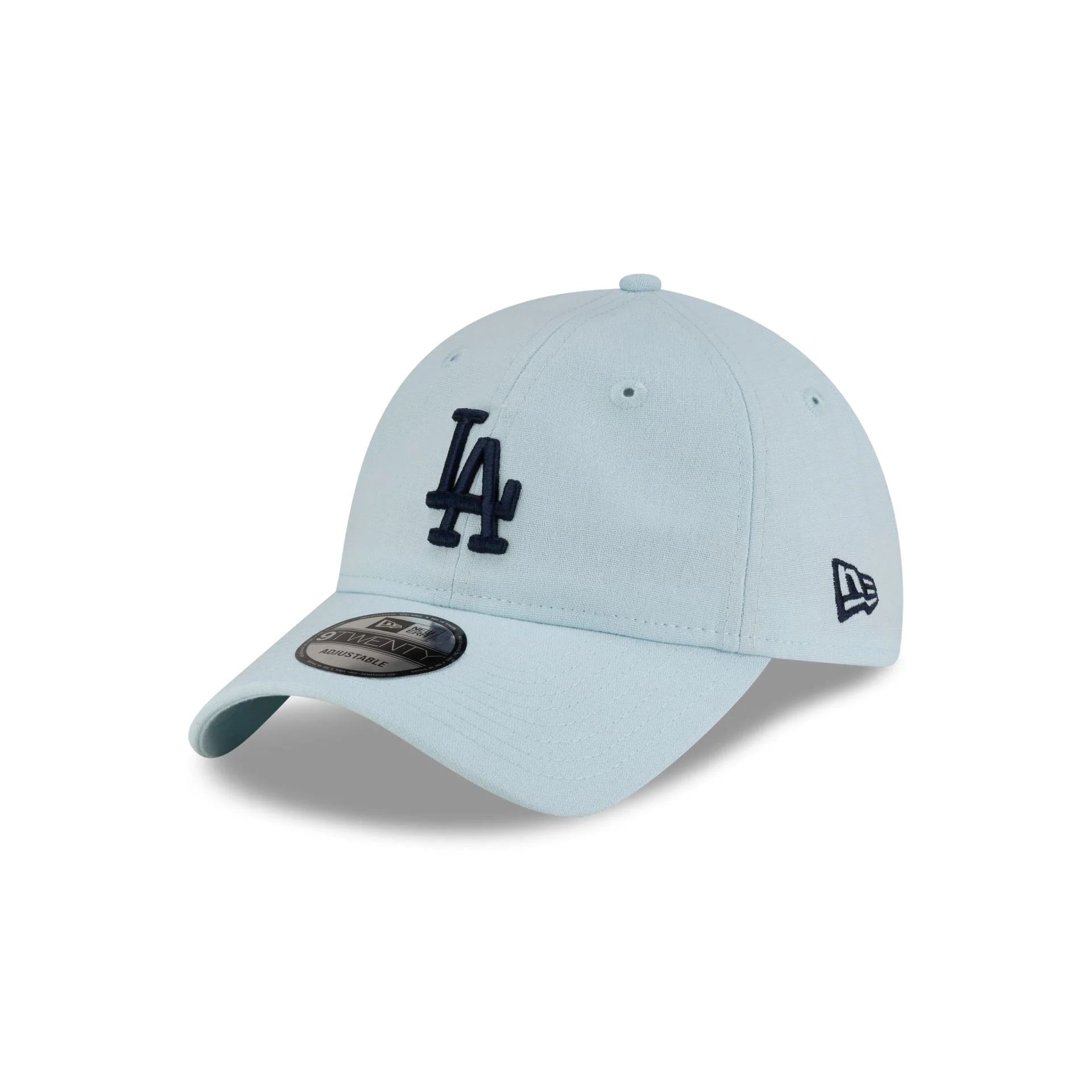 Los Angeles Dodgers Linen Pastel Blue 9TWENTY Adjustable Hat