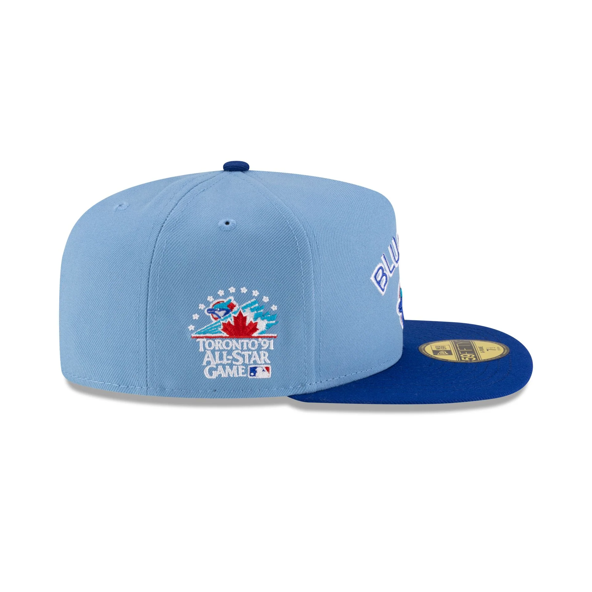 Just Caps Sky Blue Toronto Blue Jays 59FIFTY A-Frame Fitted Hat