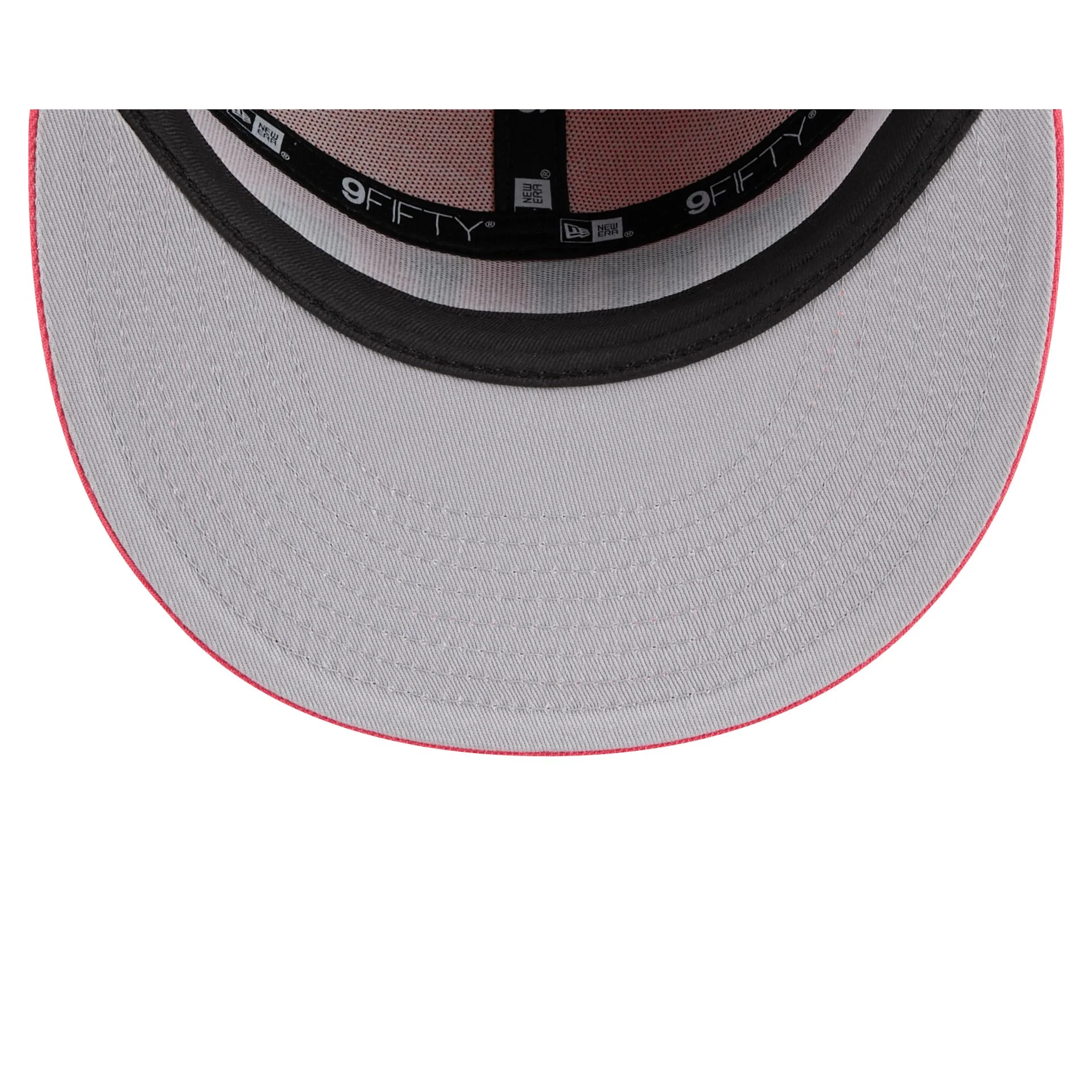 Chicago Bulls Coral Split Panel 9FIFTY Snapback Hat