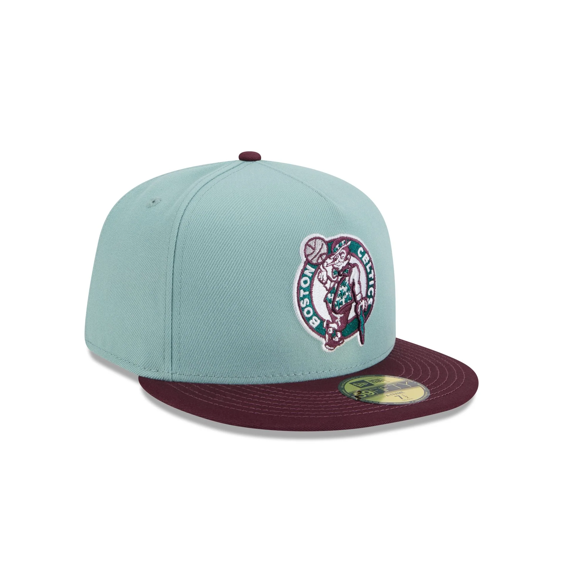 Boston Celtics Beach Kiss Blue 59FIFTY A-Frame Fitted Hat