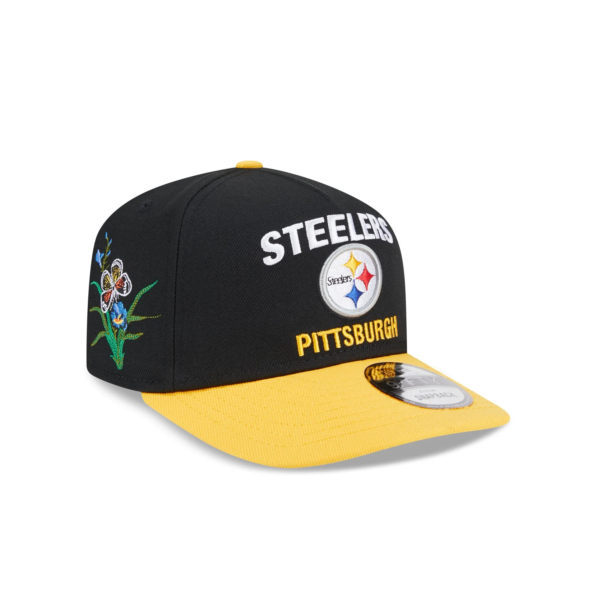 FELT x Pittsburgh Steelers 9FIFTY A-Frame Snapback Hat