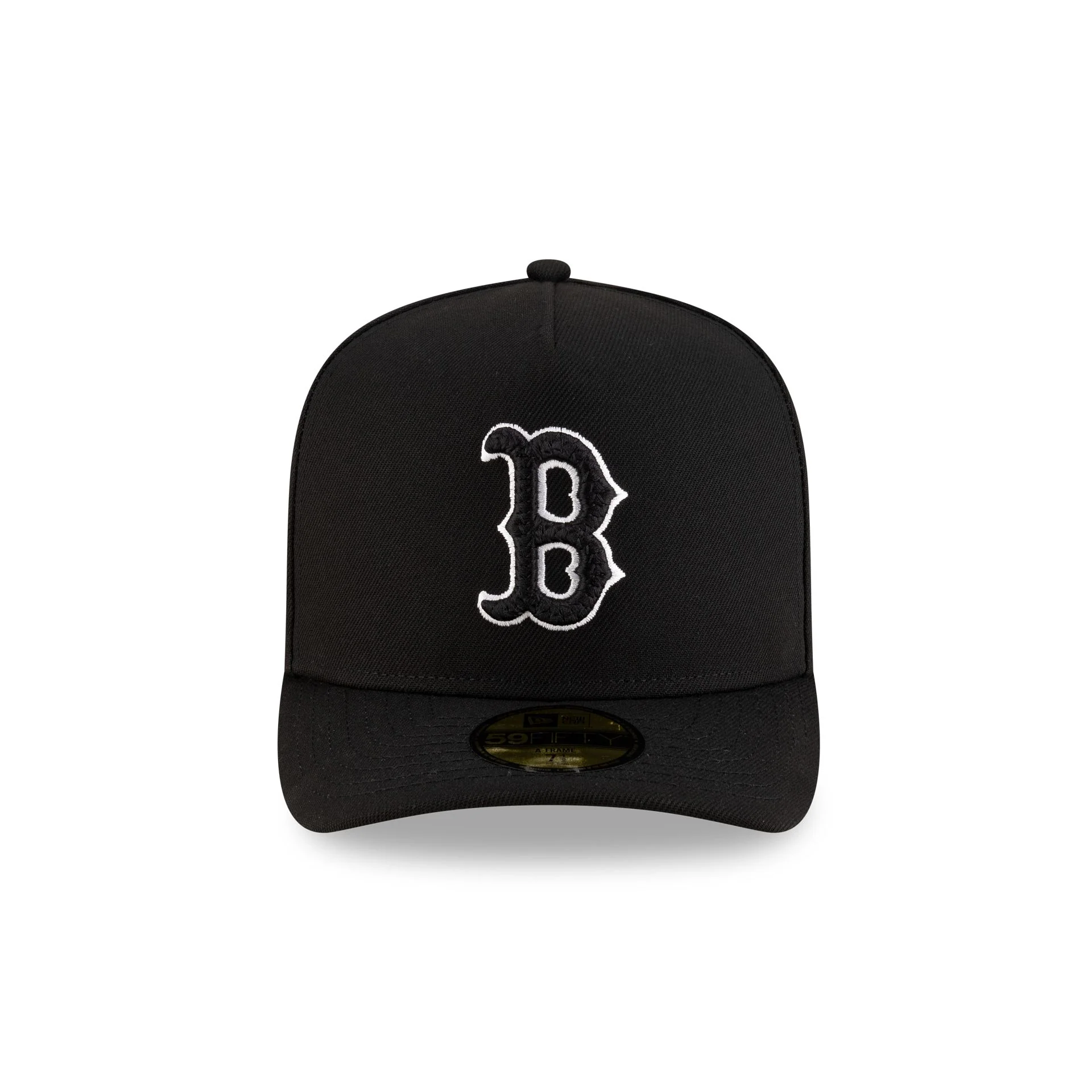 Boston Red Sox Black Script Safety Pin 59FIFTY A-Frame Fitted Hat