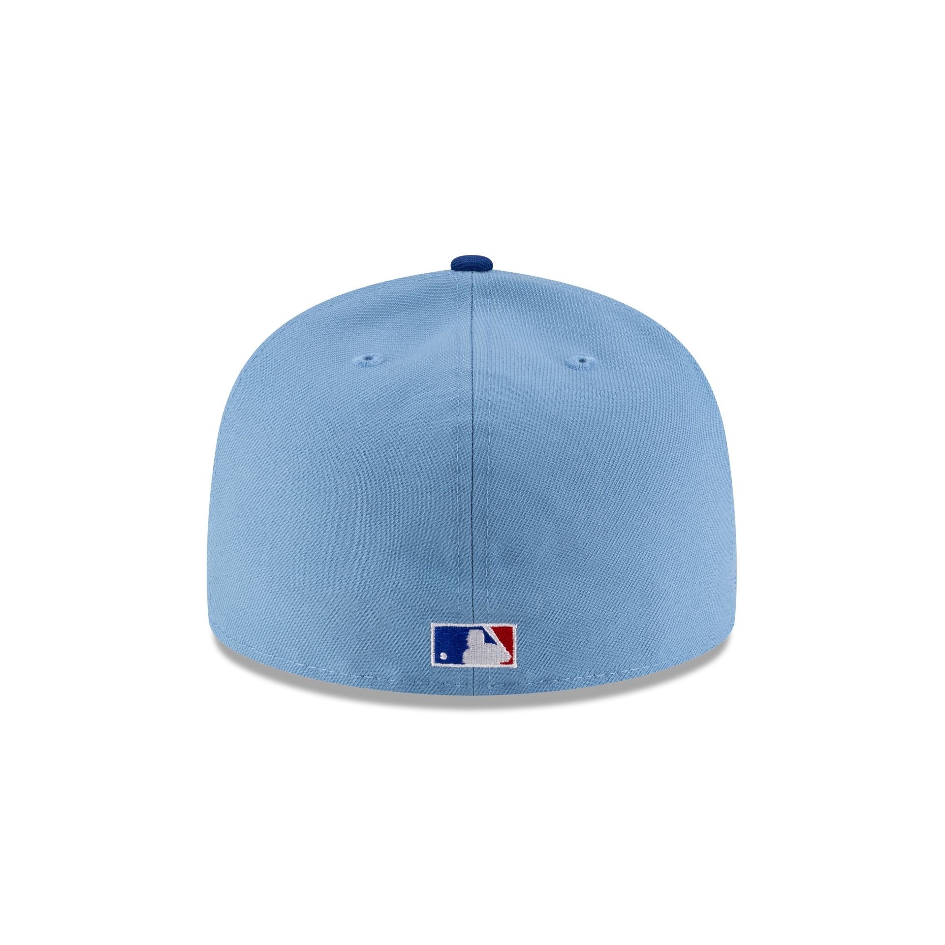 Just Caps Sky Blue Montreal Expos 59FIFTY A-Frame Fitted Hat