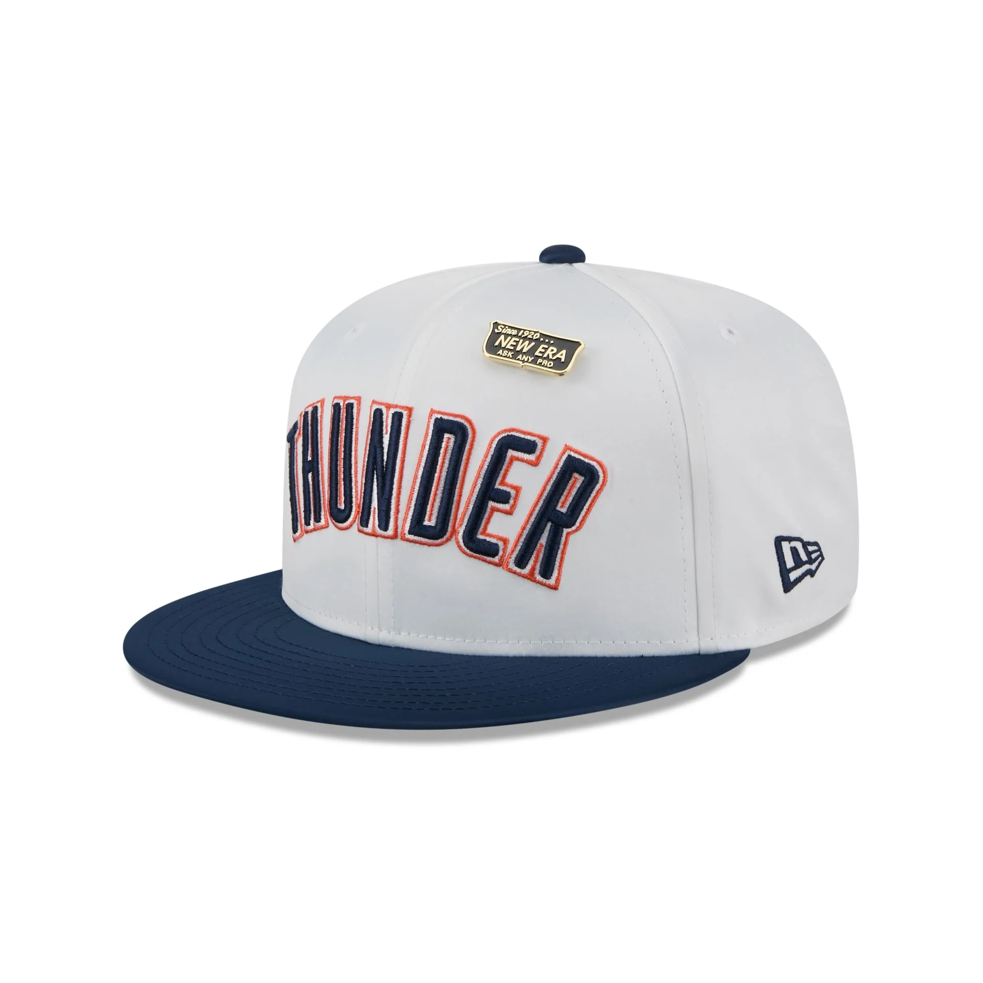 Oklahoma City Thunder Satin Pin 9FIFTY Snapback Hat