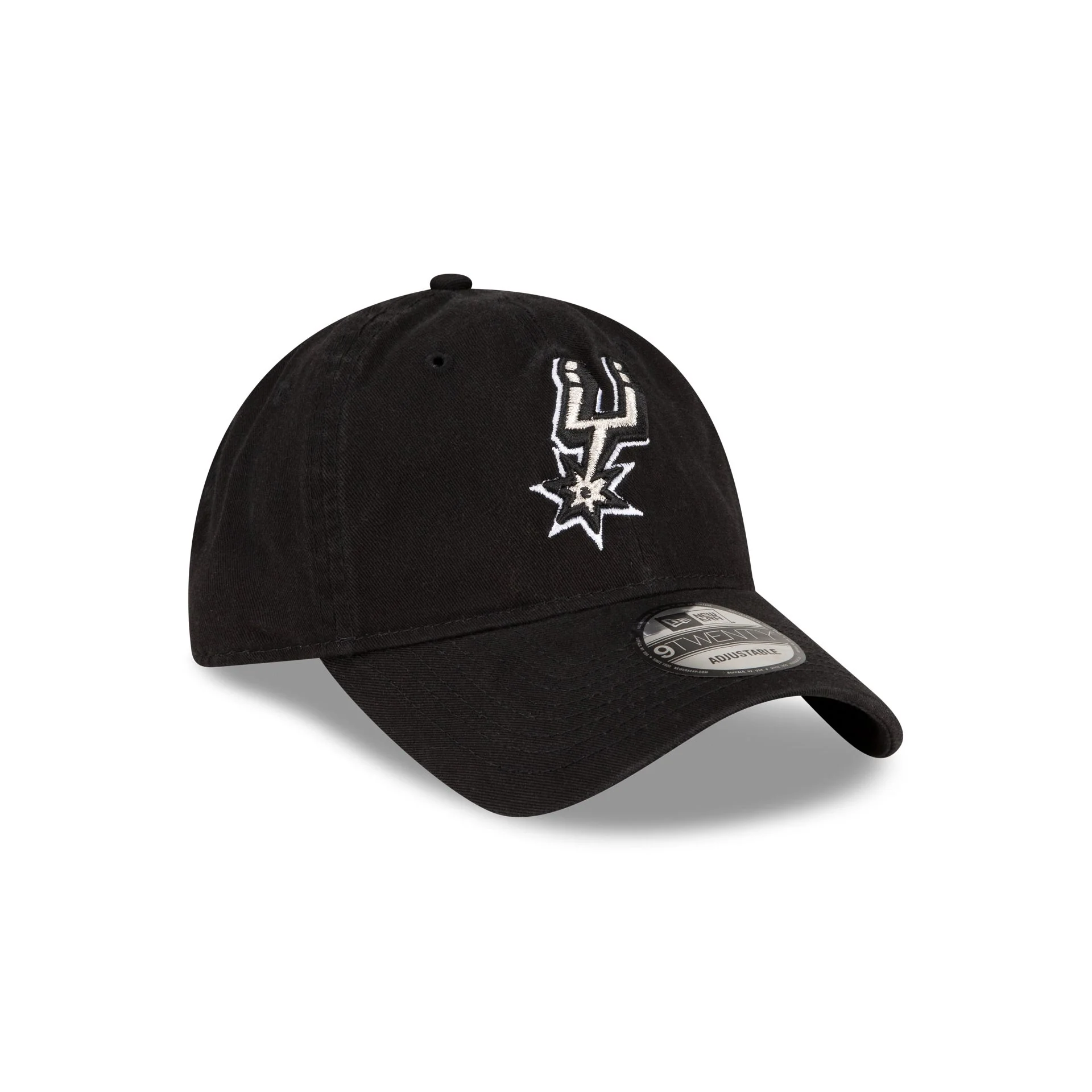 San Antonio Spurs Core Classic Black 9TWENTY Adjustable Hat