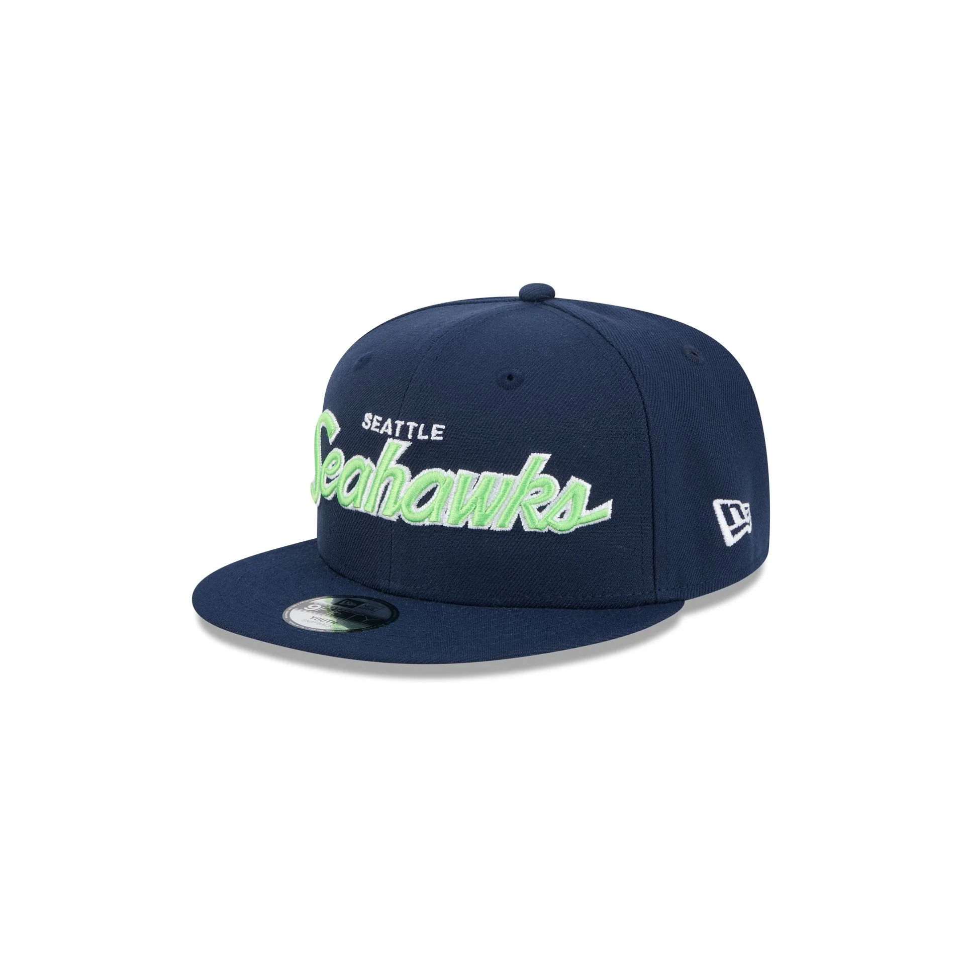 Seattle Seahawks Script Kids 9FIFTY Snapback Hat