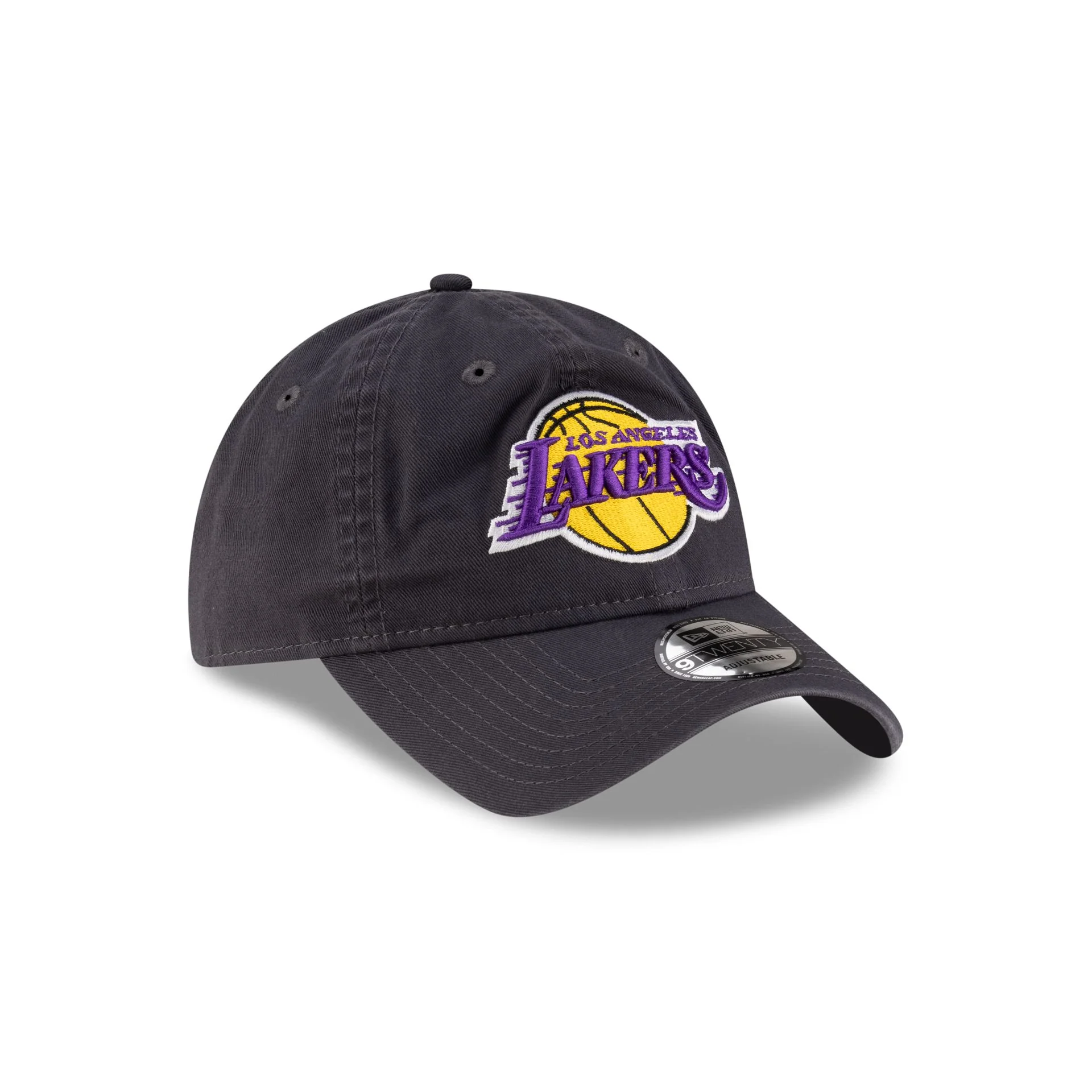 Los Angeles Lakers Core Classic Gray 9TWENTY Adjustable Hat