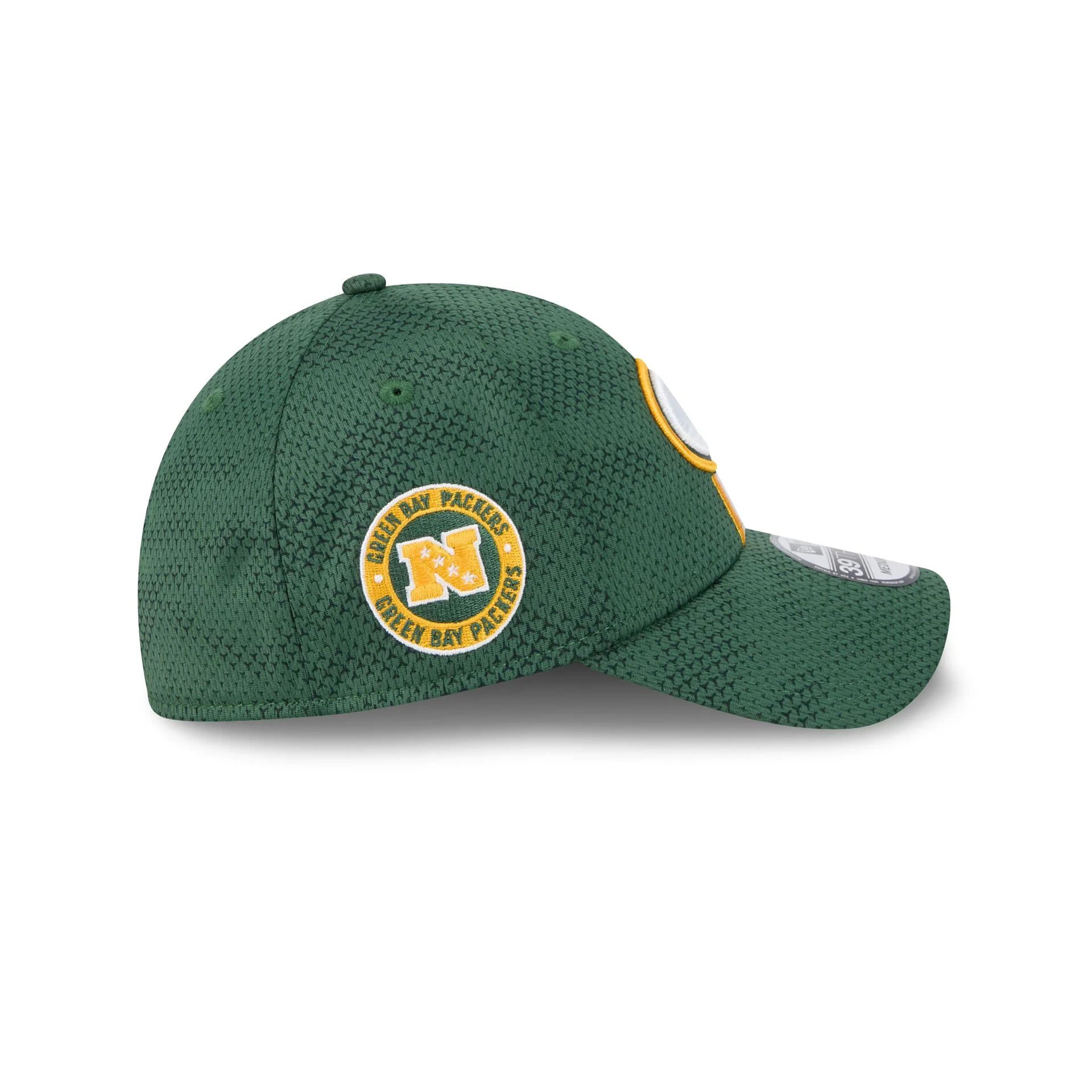 Green Bay Packers 2024 Sideline 39THIRTY Stretch Fit Hat