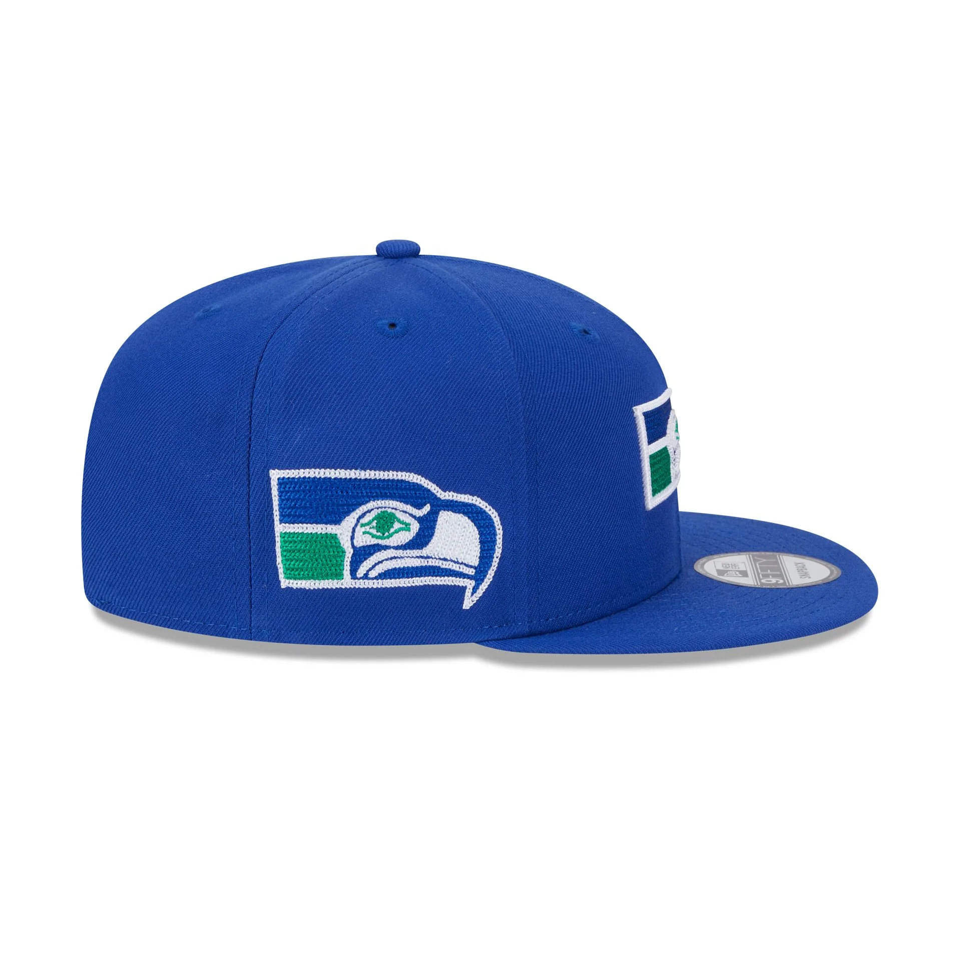 Alpha Industries x Seattle Seahawks Historic Blue 9FIFTY Snapback Hat