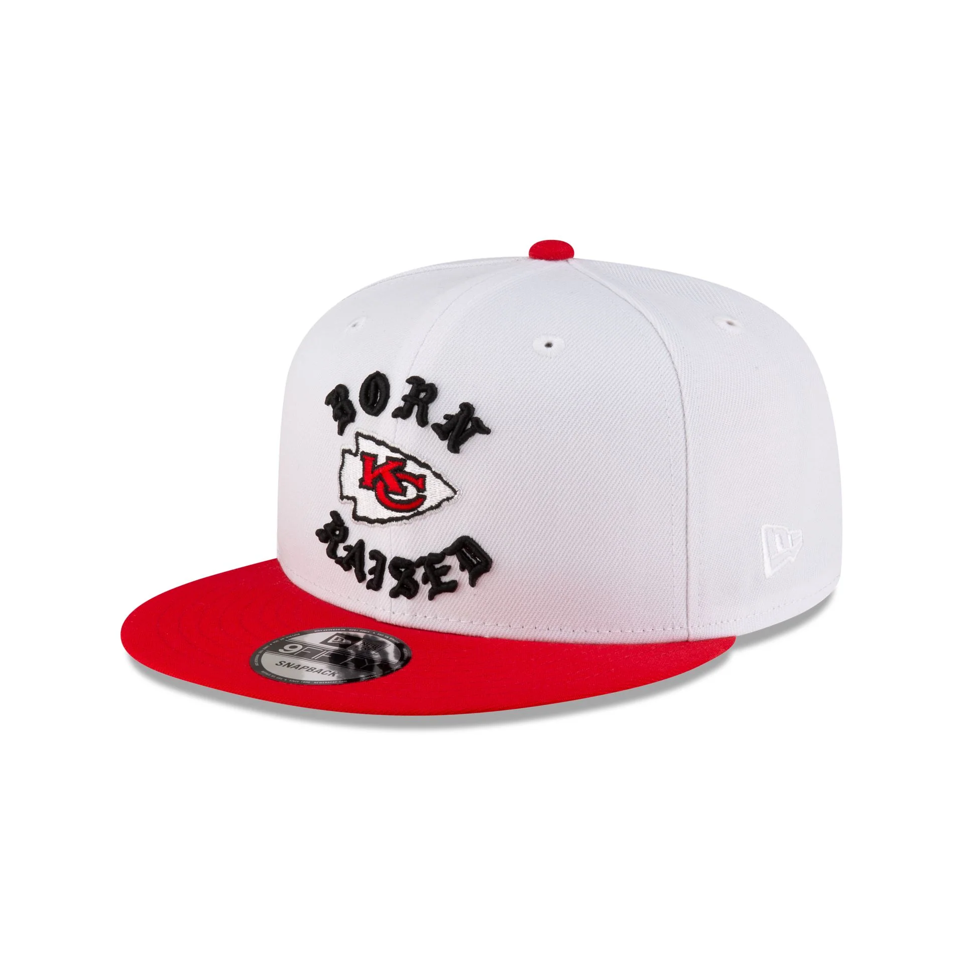 Born x Raised Kansas City Chiefs White 9FIFTY Snapback
