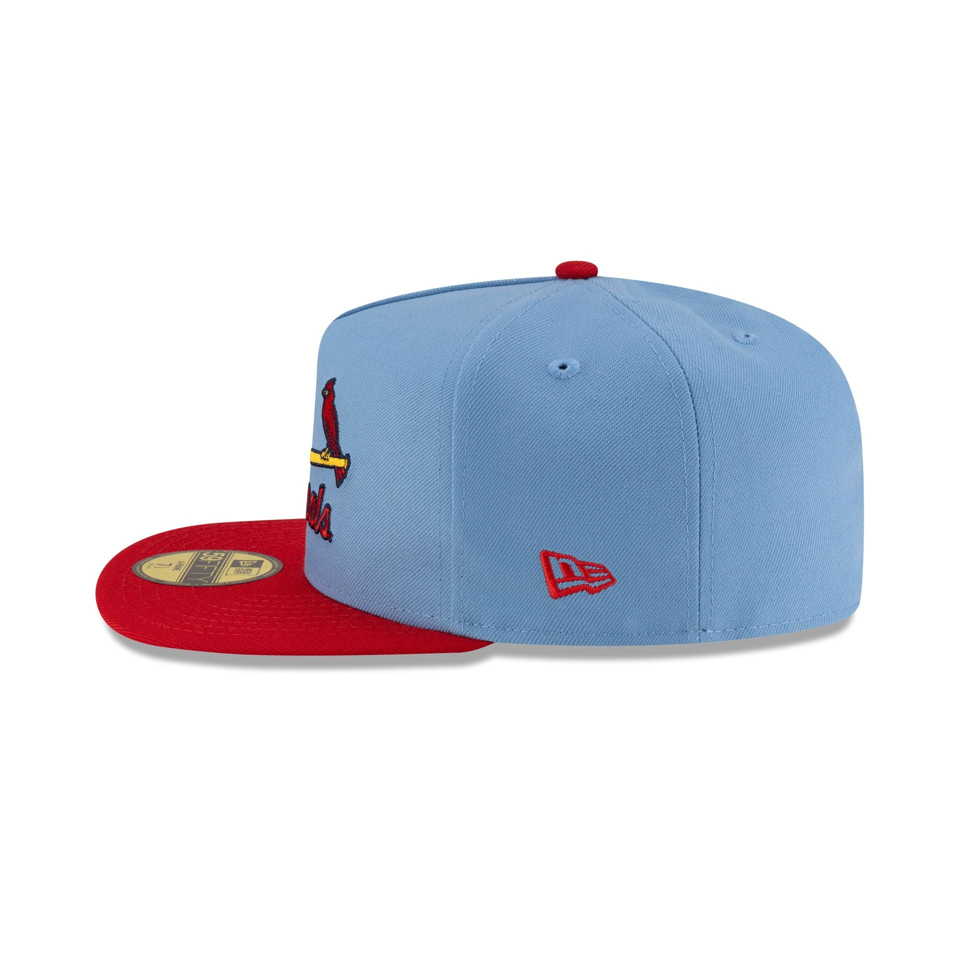 Just Caps Sky Blue St. Louis Cardinals 59FIFTY A-Frame Fitted Hat