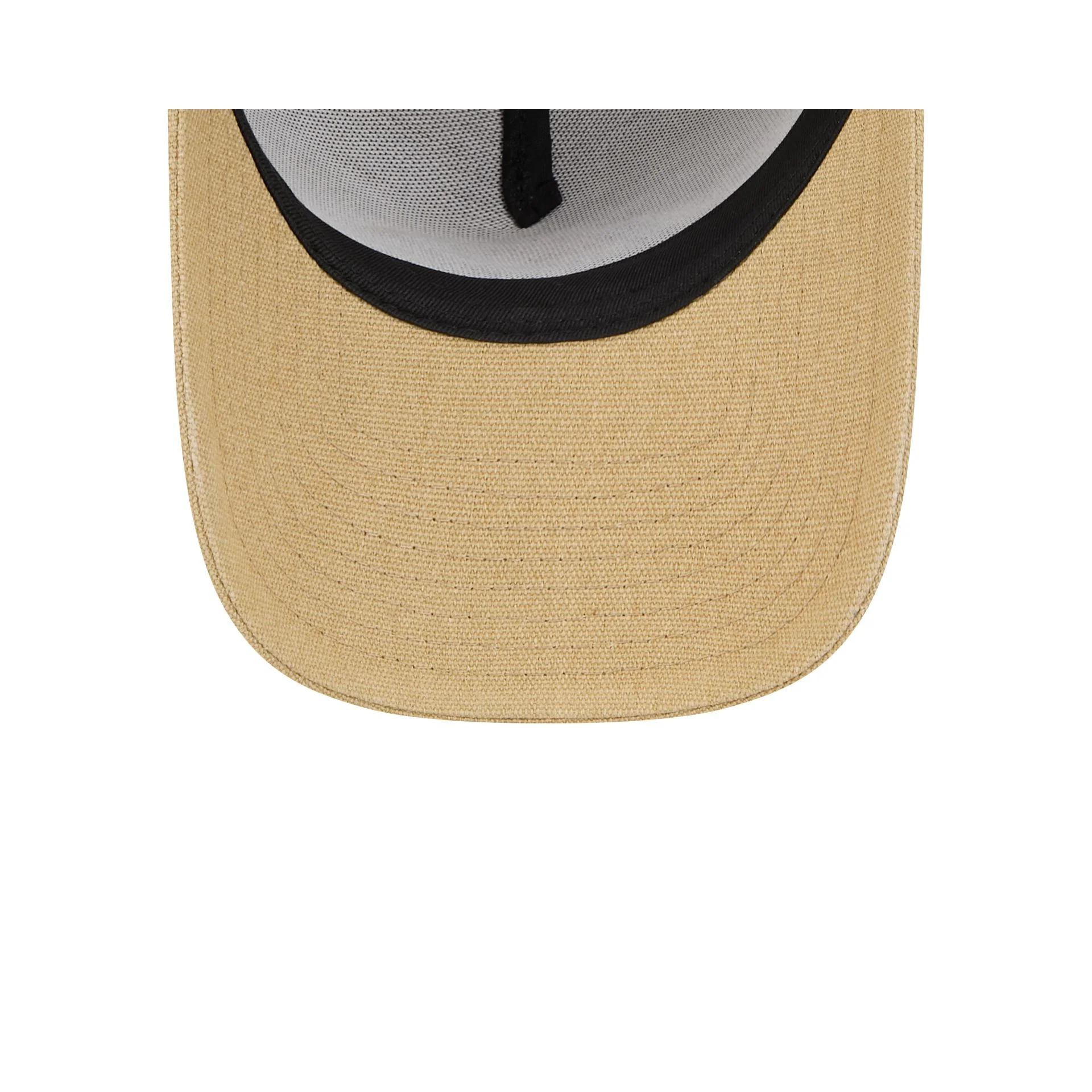 Los Angeles Rams Logo Essentials Khaki 9FORTY A-Frame Snapback Hat